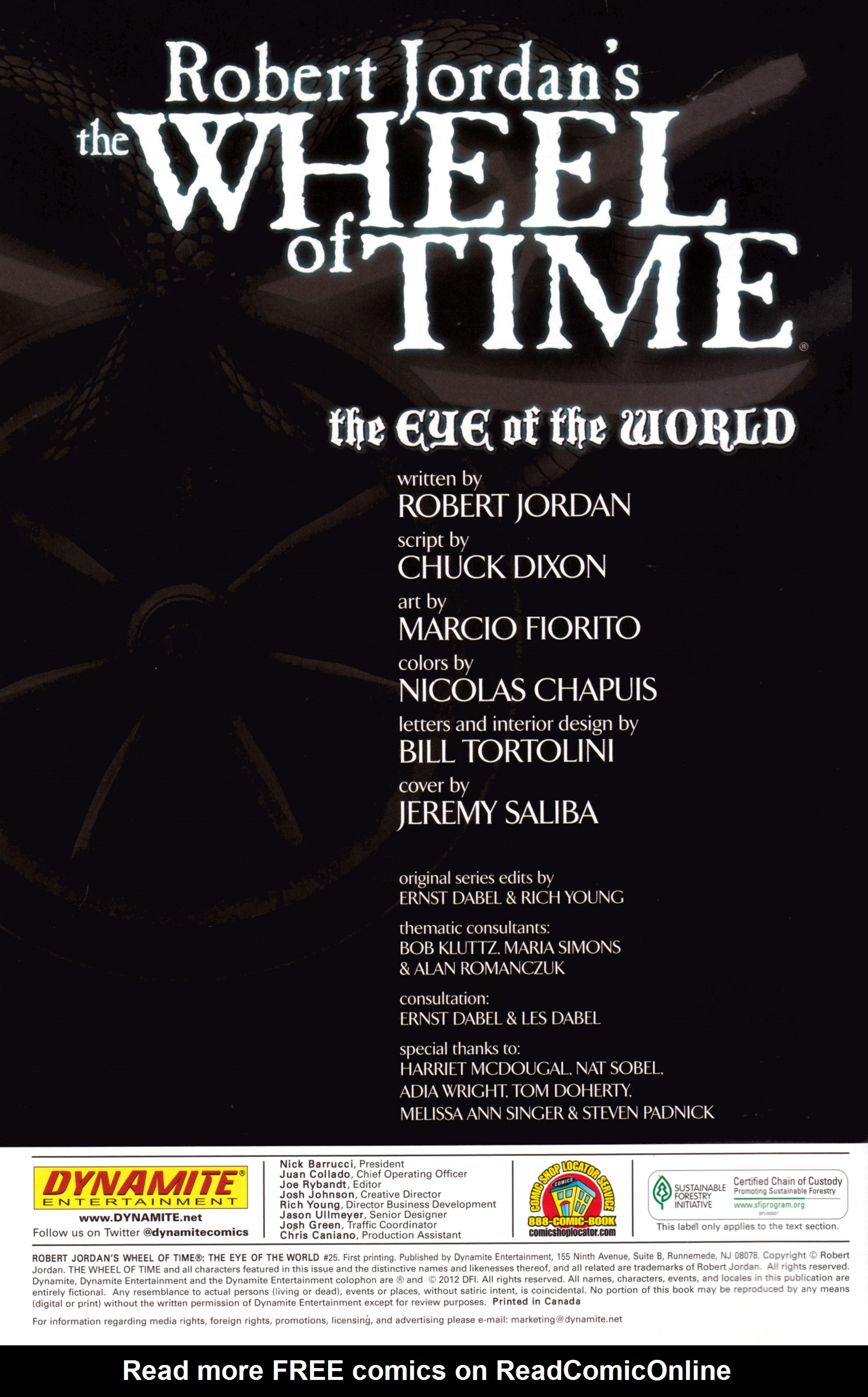 Read online Robert Jordan's Wheel of Time: The Eye of the World comic -  Issue #25 - 2