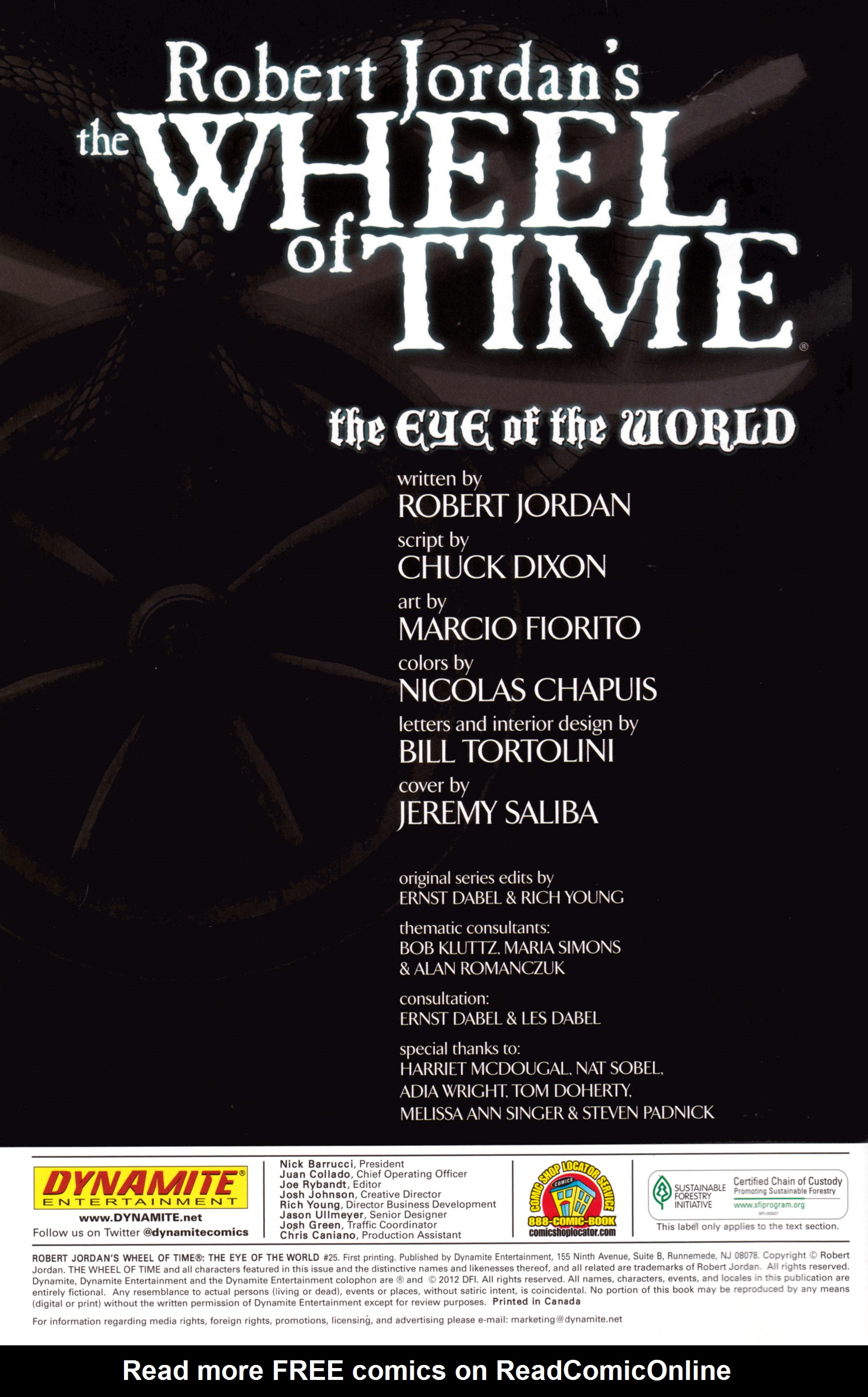Read online Robert Jordan's Wheel of Time: The Eye of the World comic -  Issue #25 - 2