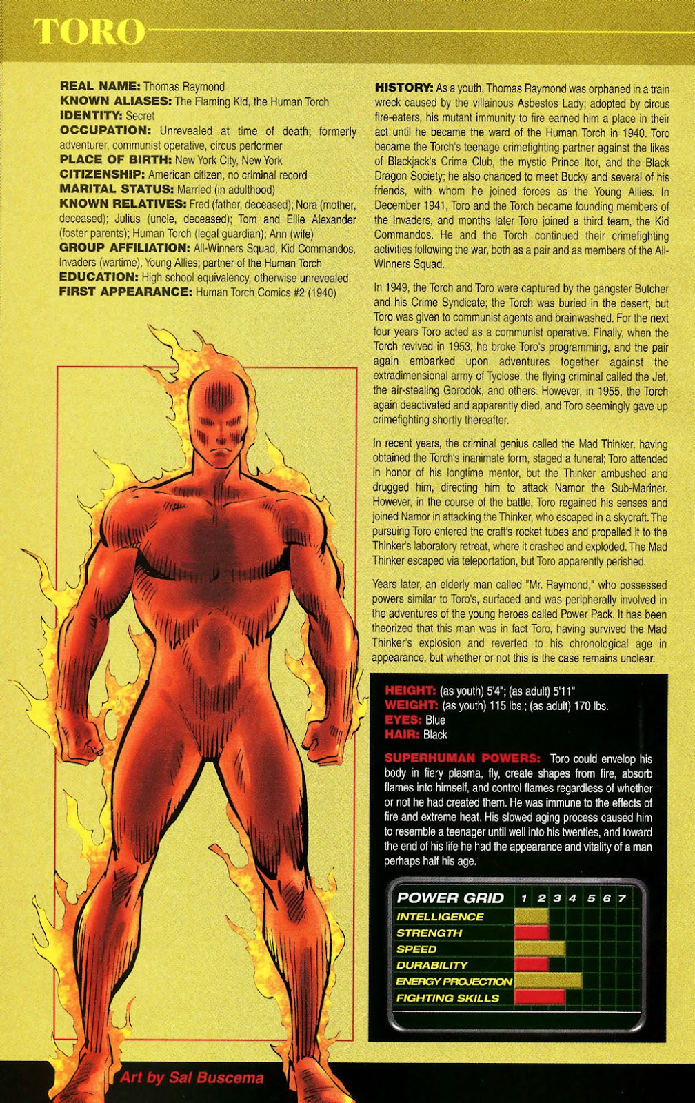 The Official Handbook of the Marvel Universe: Golden Age issue Full - Page 42