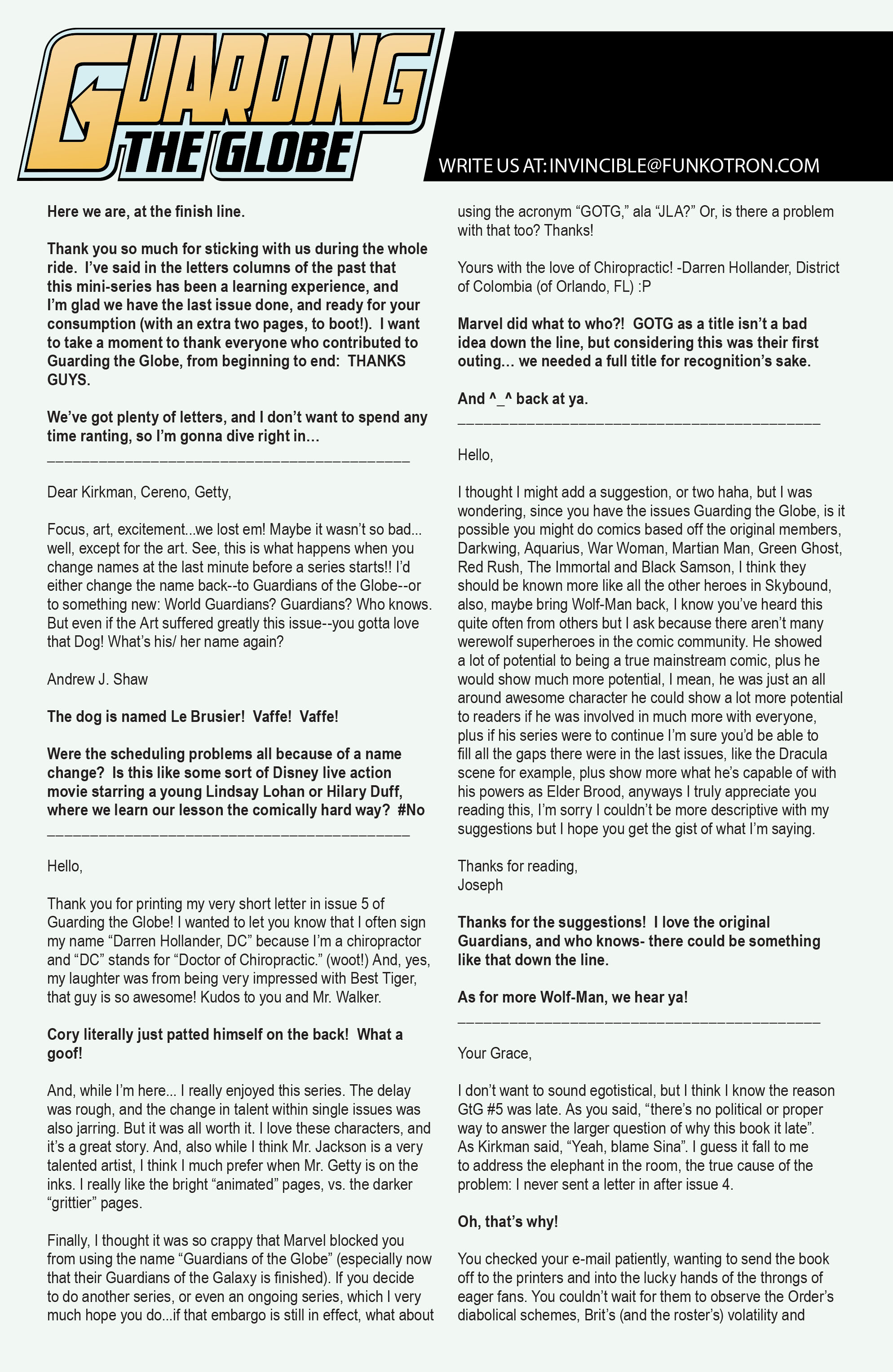 Read online Guarding the Globe (2010) comic -  Issue #6 - 22