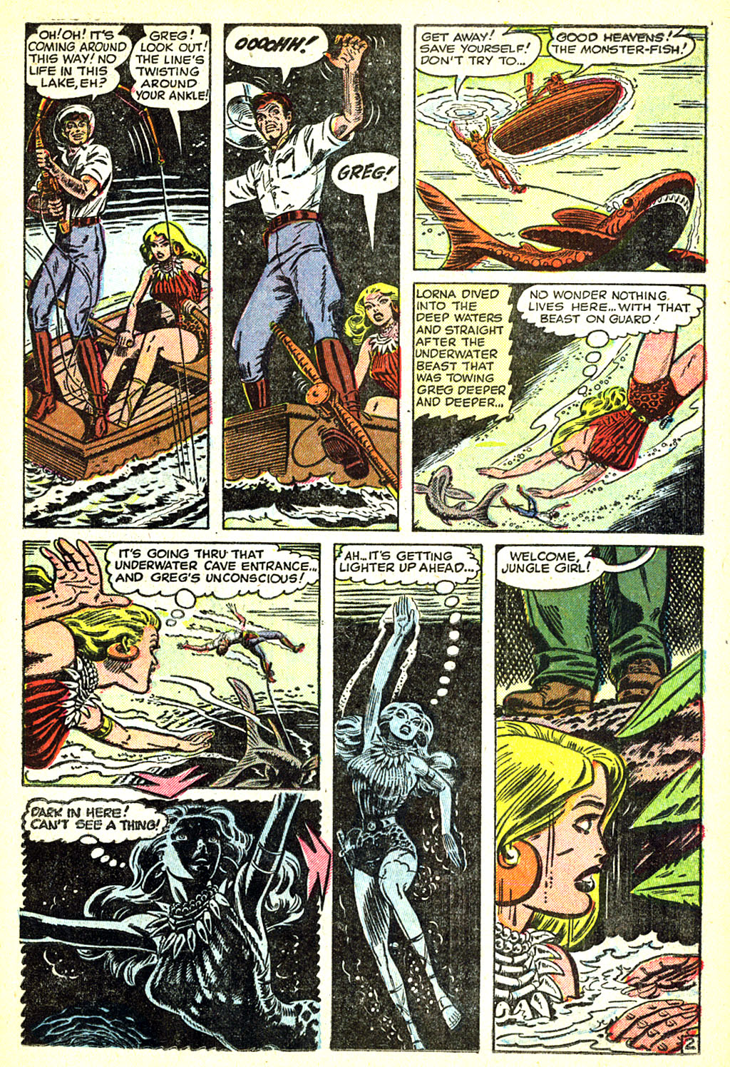 Read online Lorna, The Jungle Girl comic -  Issue #8 - 11