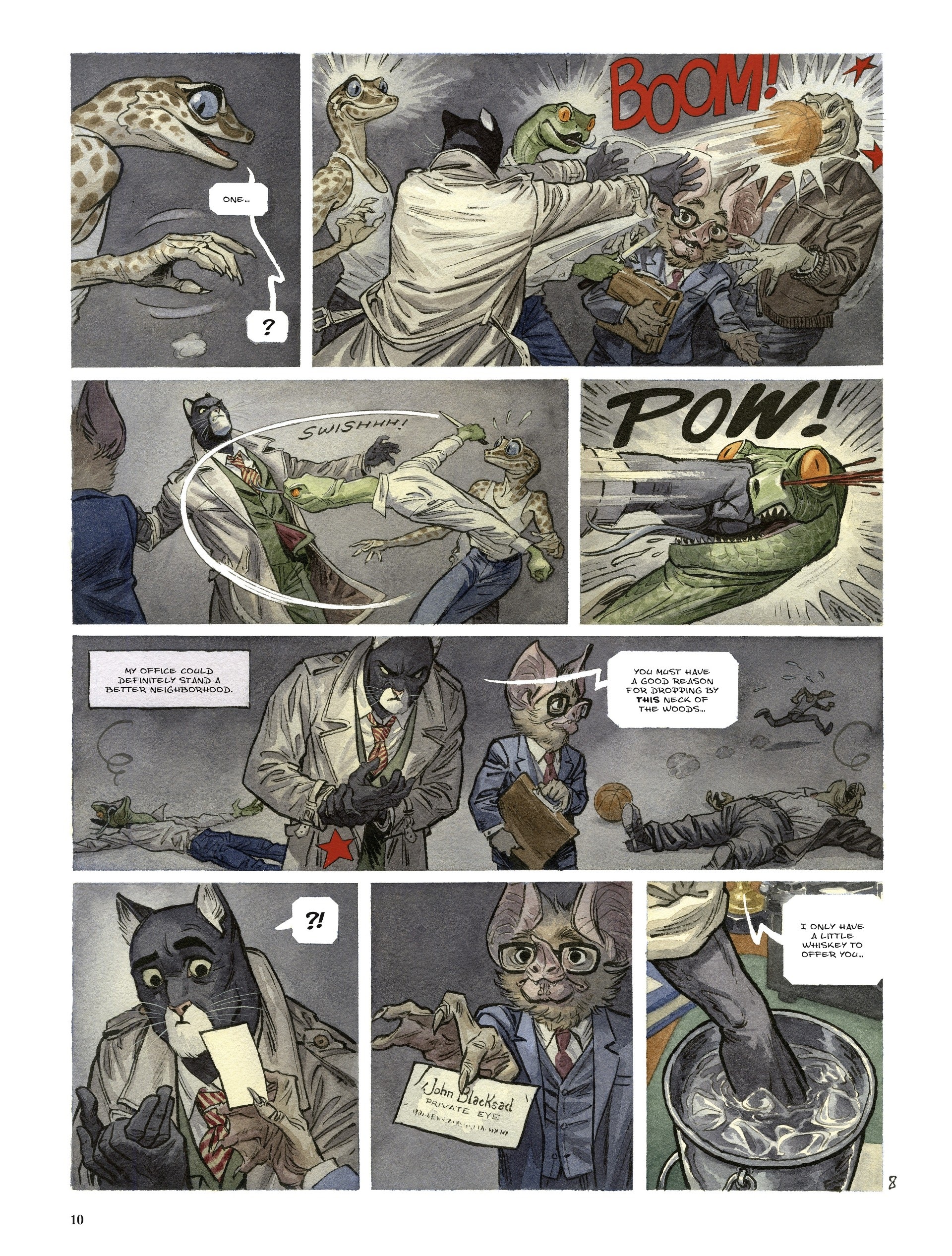 Read online Blacksad: They All Fall Down comic -  Issue #1 - 10