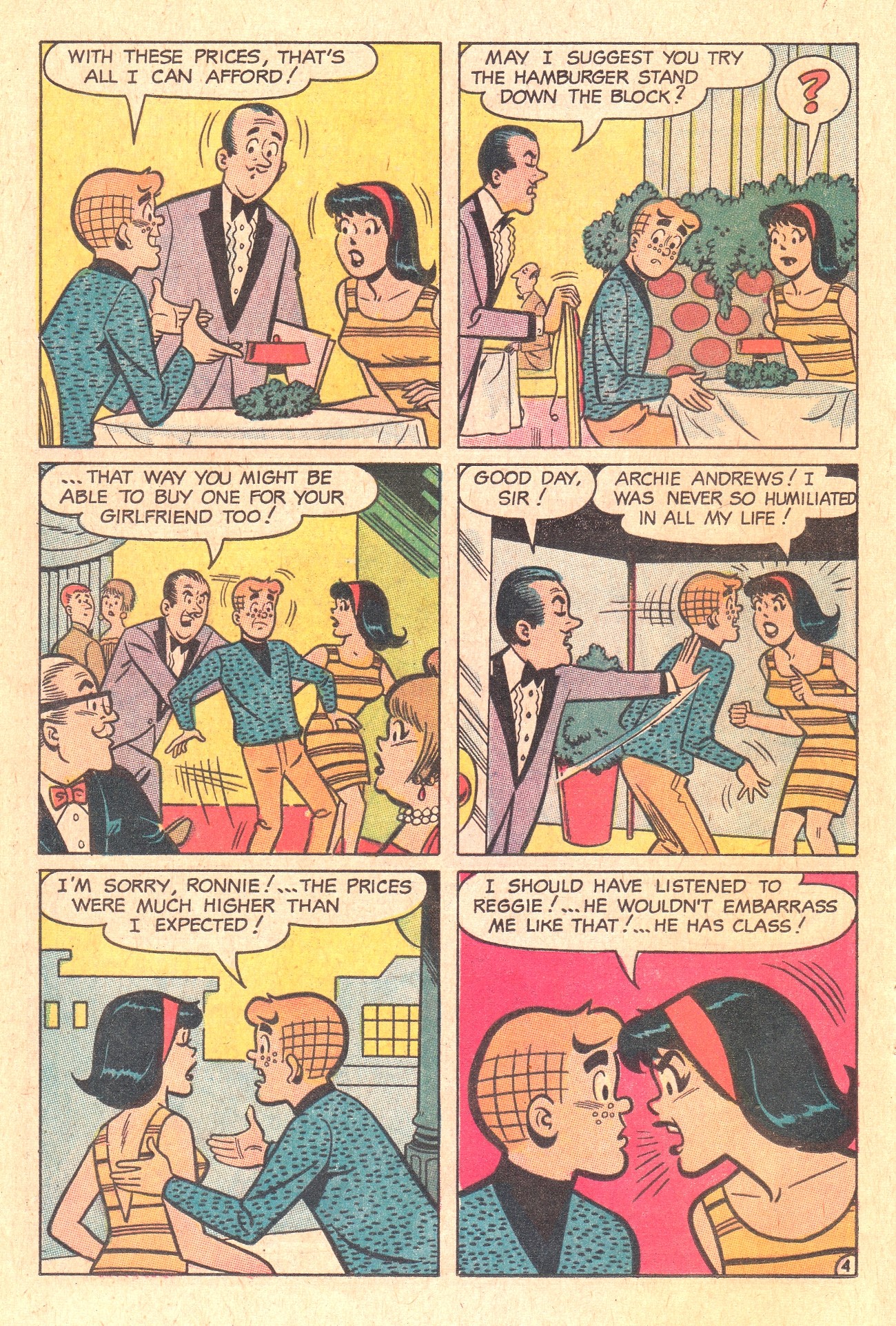 Read online Reggie and Me (1966) comic -  Issue #29 - 16