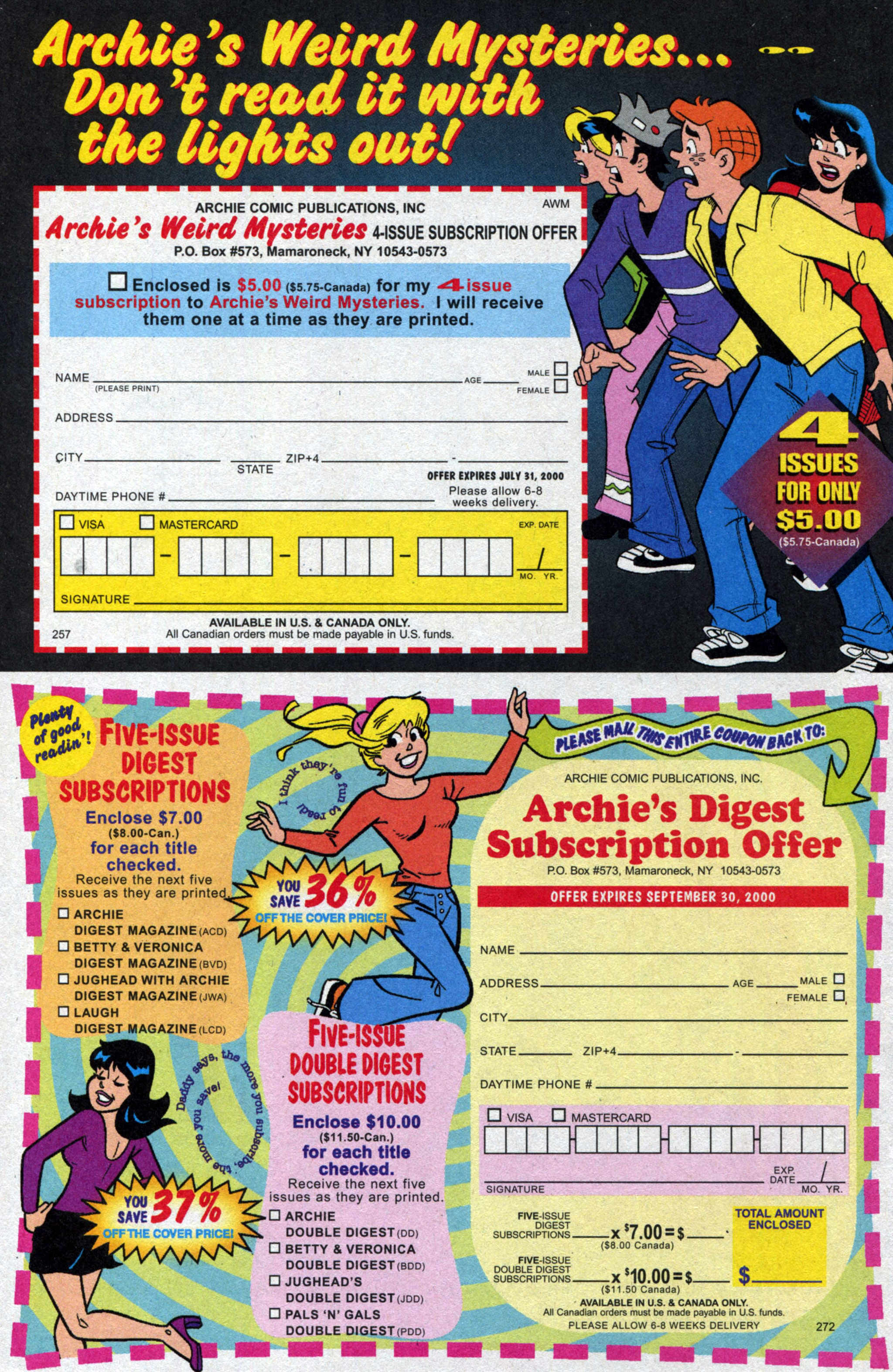 Read online Archie's Vacation Special comic -  Issue #8 - 11