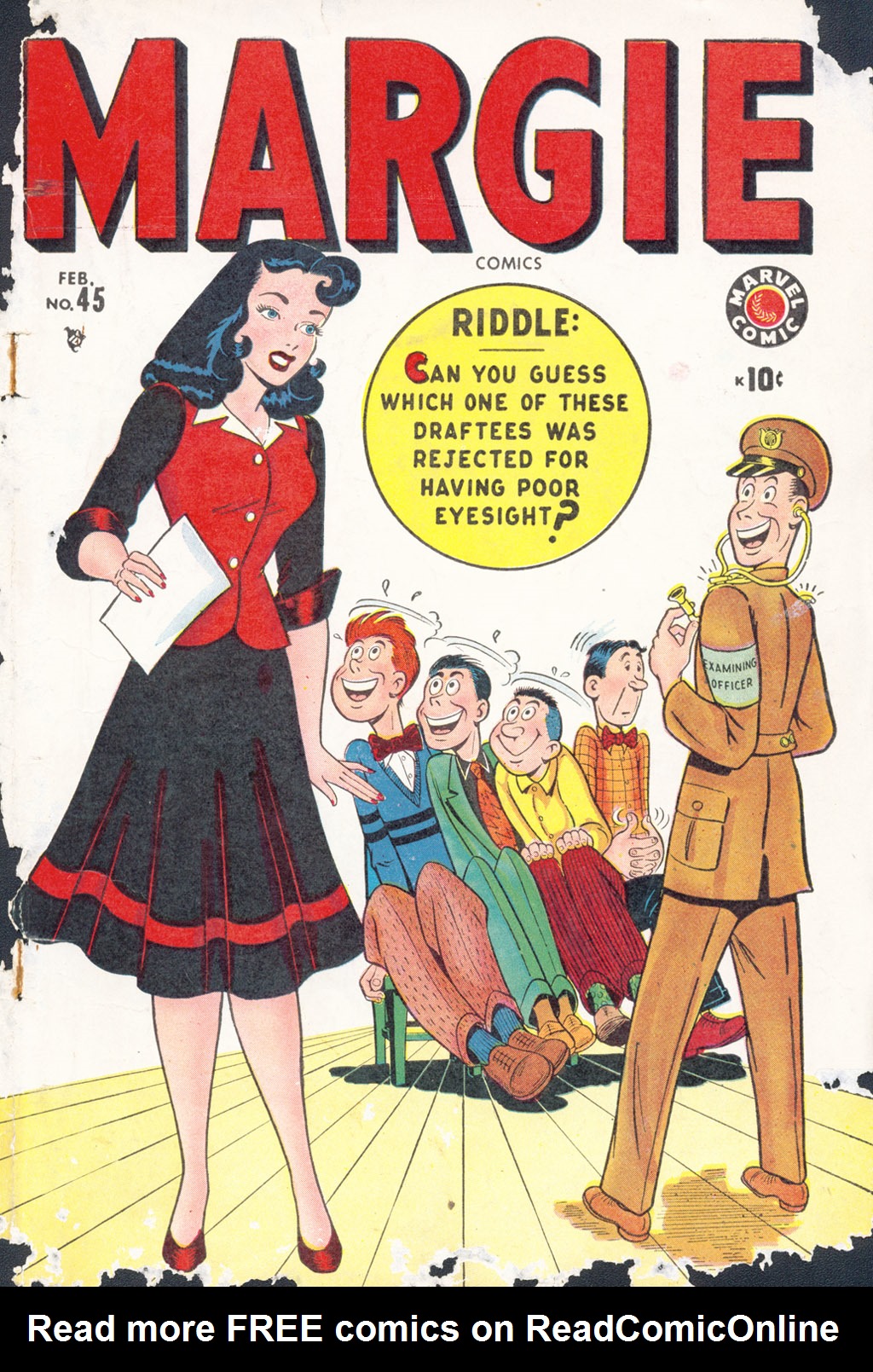 Read online Margie Comics comic -  Issue #45 - 1