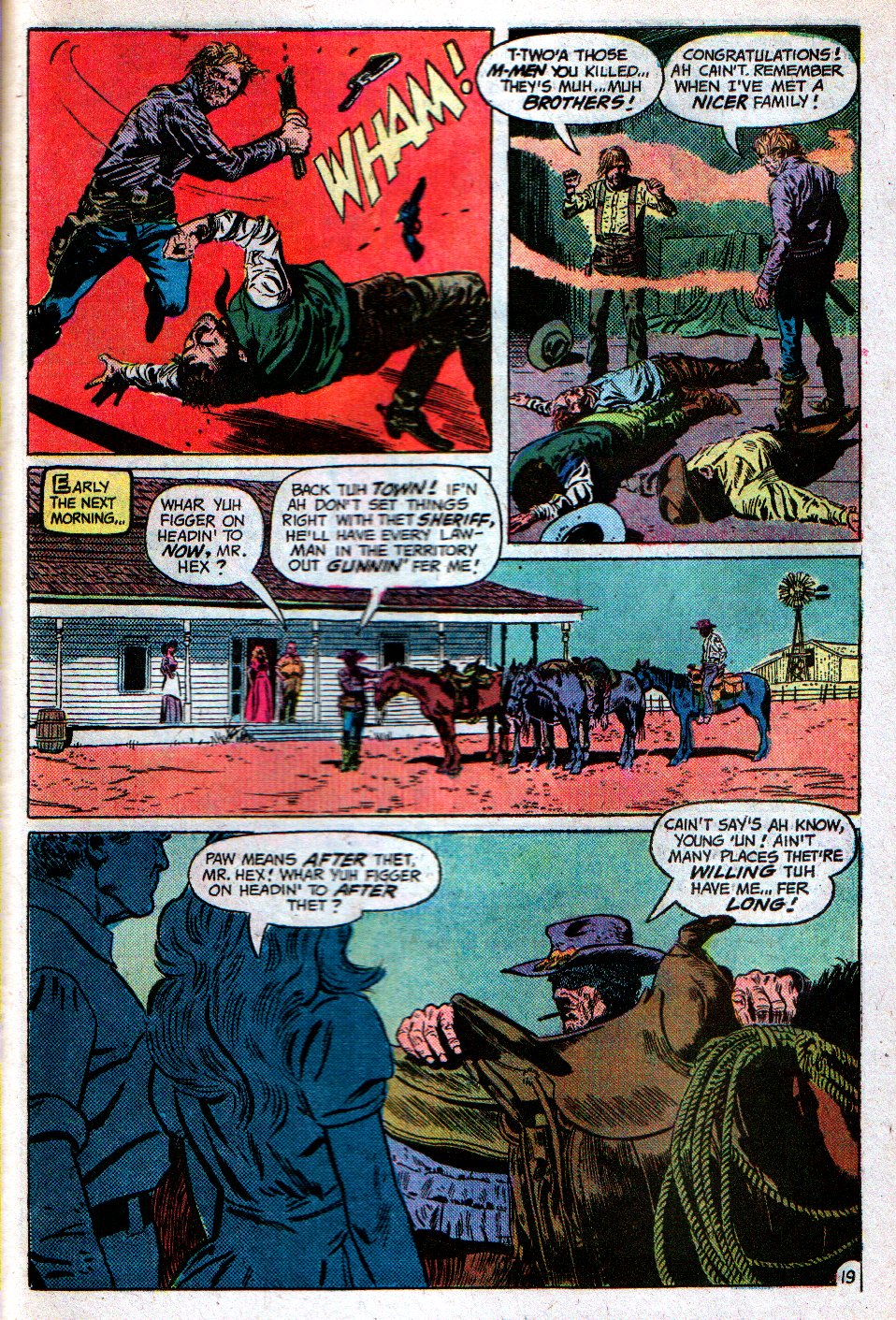 Read online Weird Western Tales (1972) comic -  Issue #26 - 21