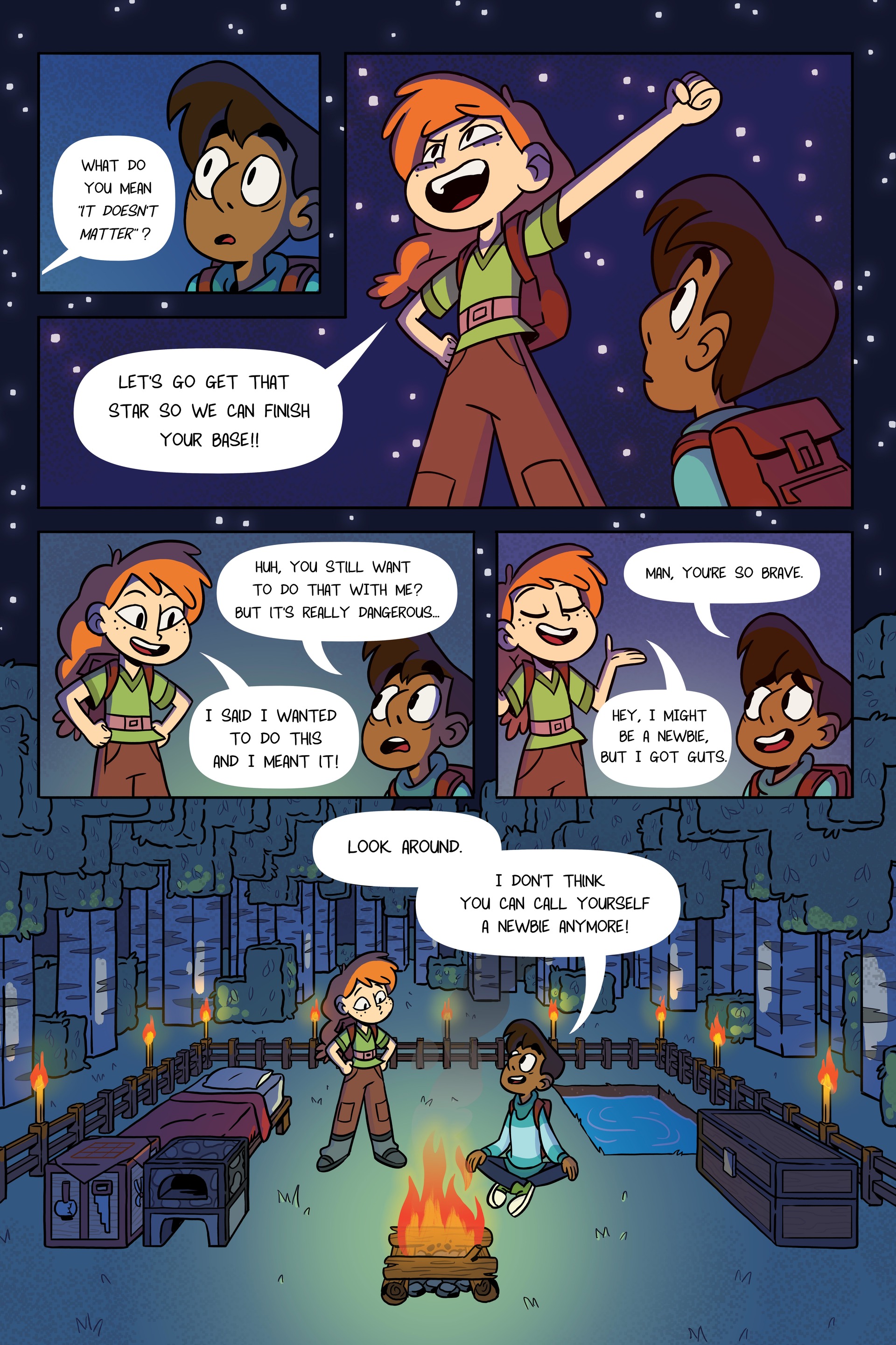 Read online Minecraft: Open World – Into the Nether comic -  Issue # TPB - 37