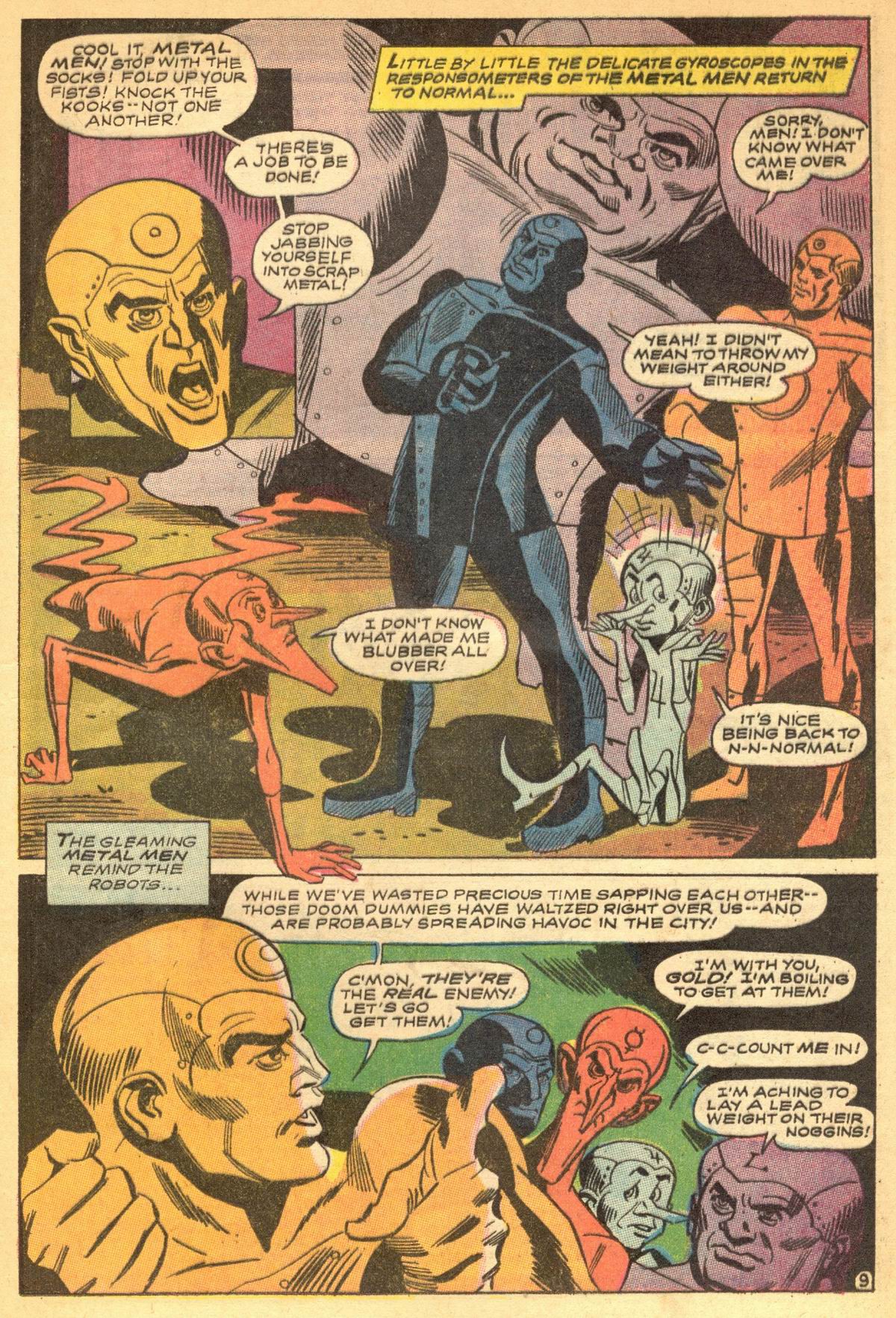 Read online Metal Men (1963) comic -  Issue #35 - 13
