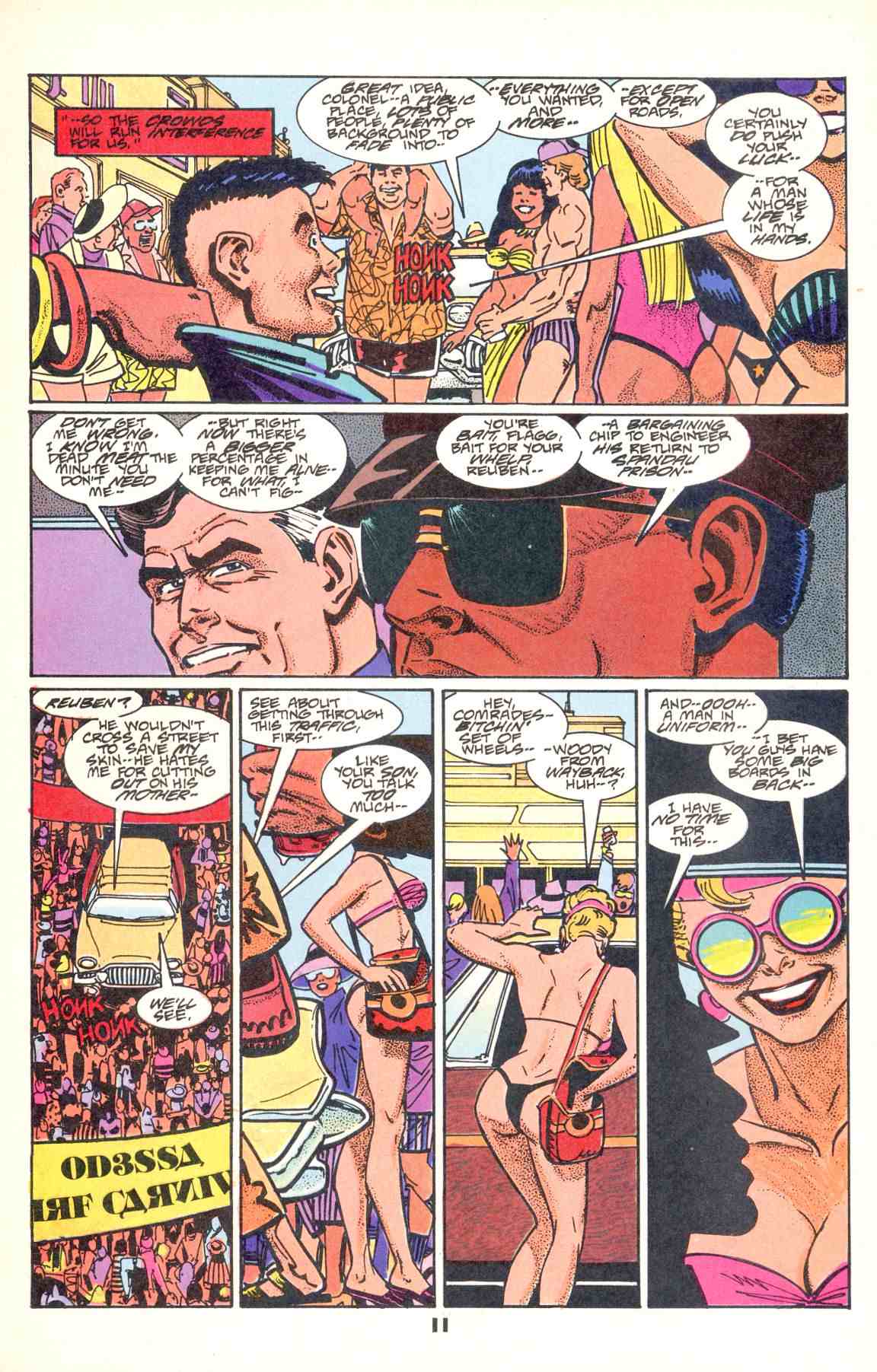 Read online Howard Chaykin's American Flagg comic -  Issue #8 - 13