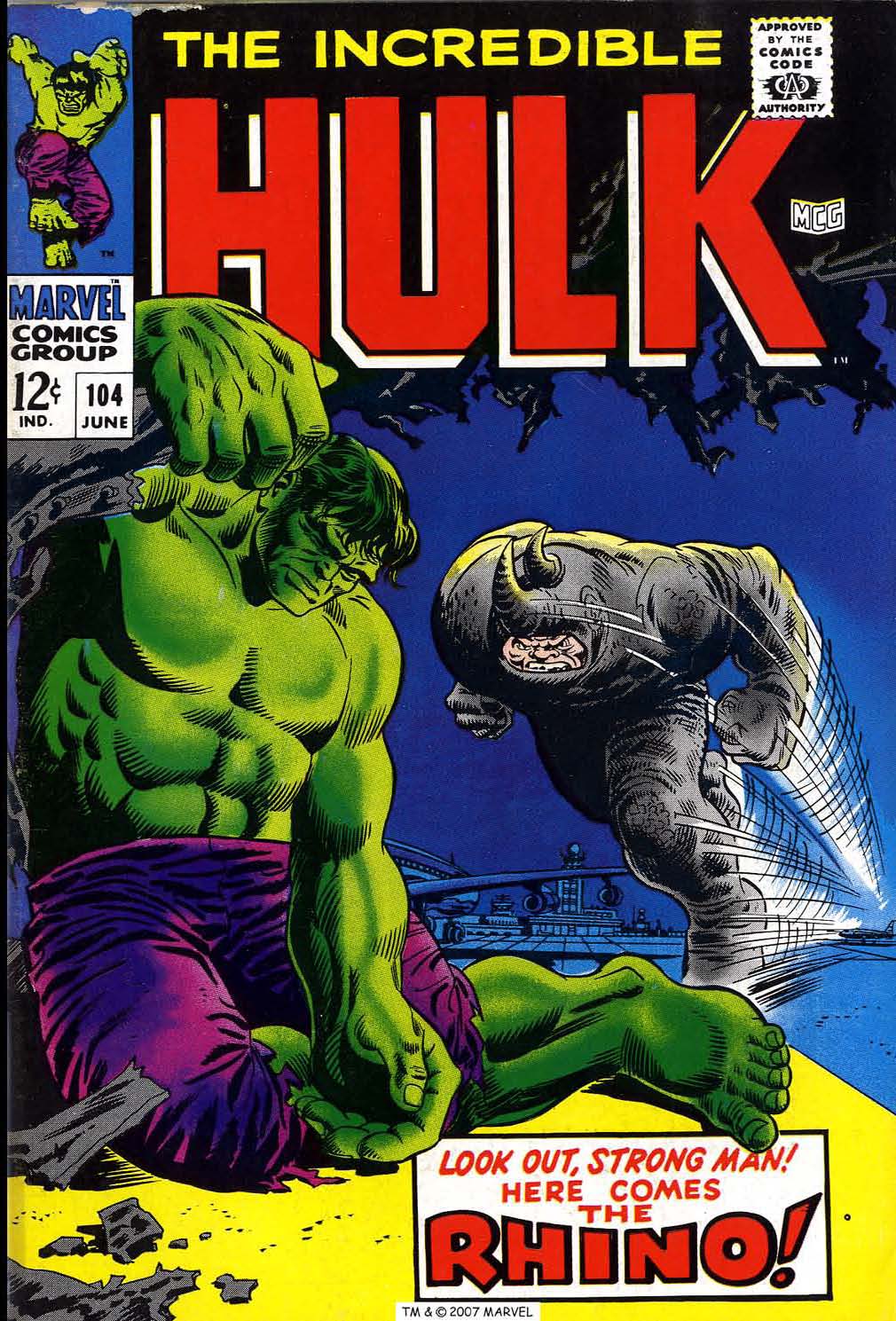 Read online The Incredible Hulk (1968) comic -  Issue #104 - 1