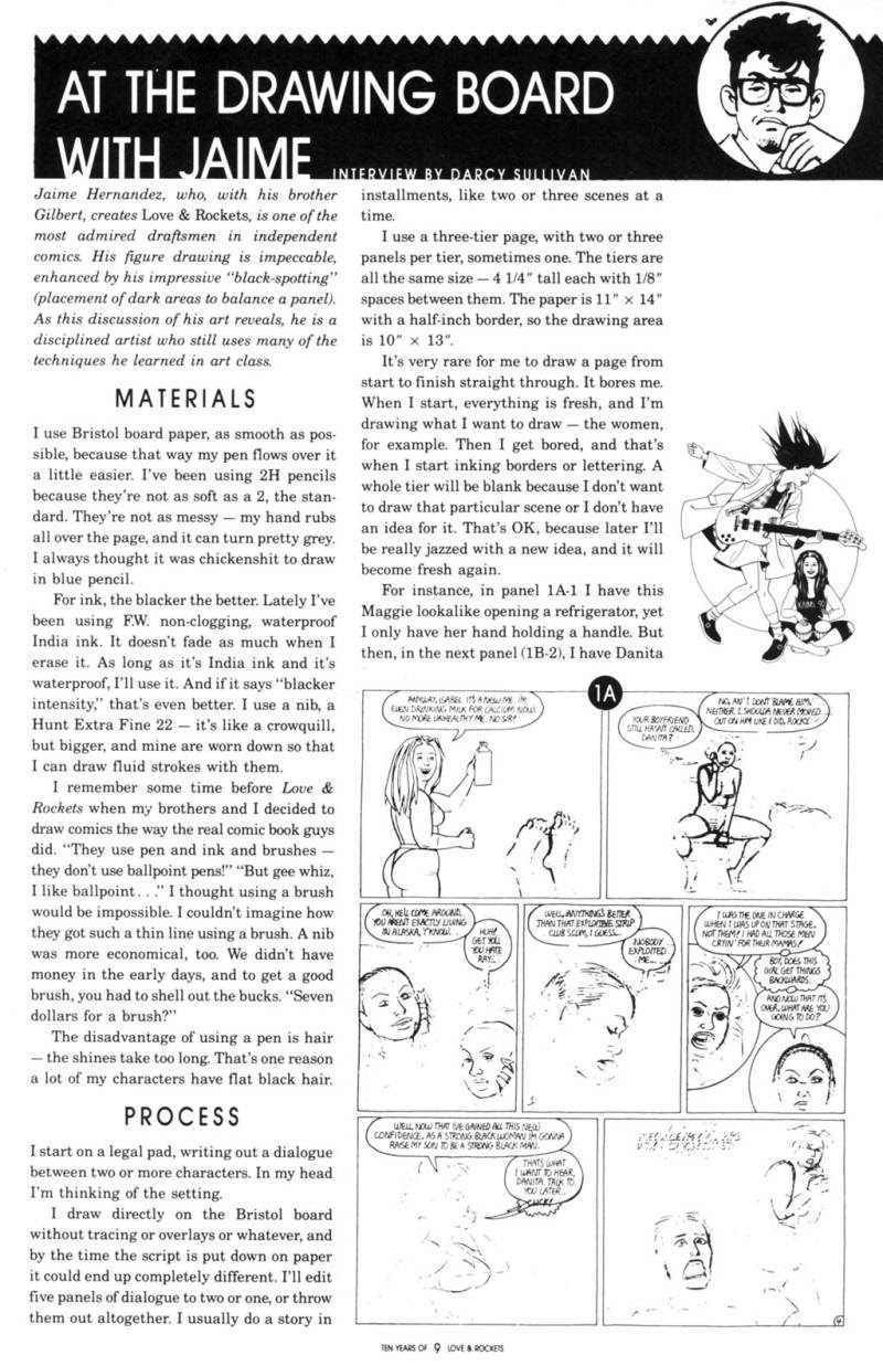 Read online Ten Years of Love and Rockets comic -  Issue # Full - 9