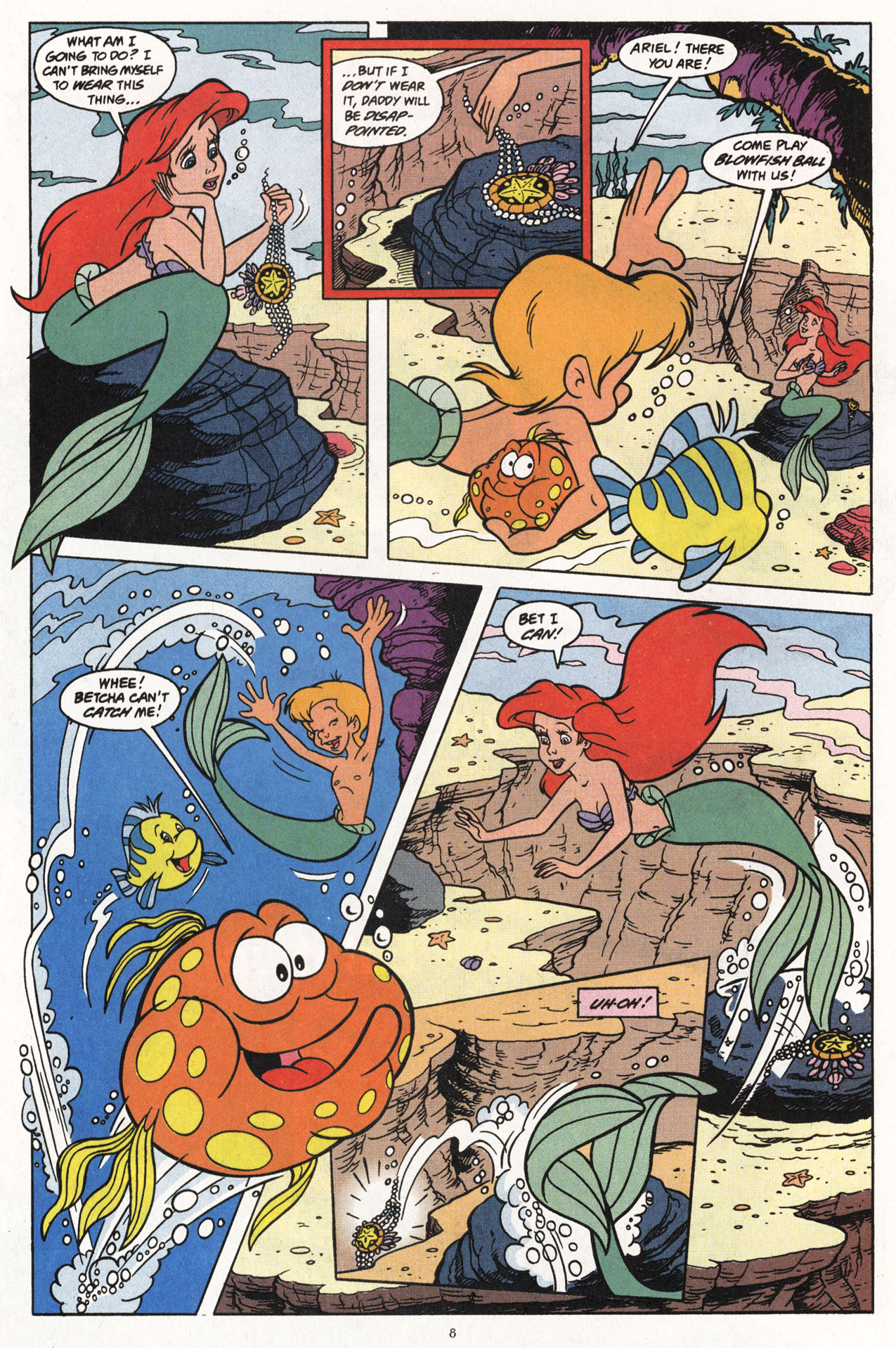 Read online Disney's The Little Mermaid comic -  Issue #8 - 10