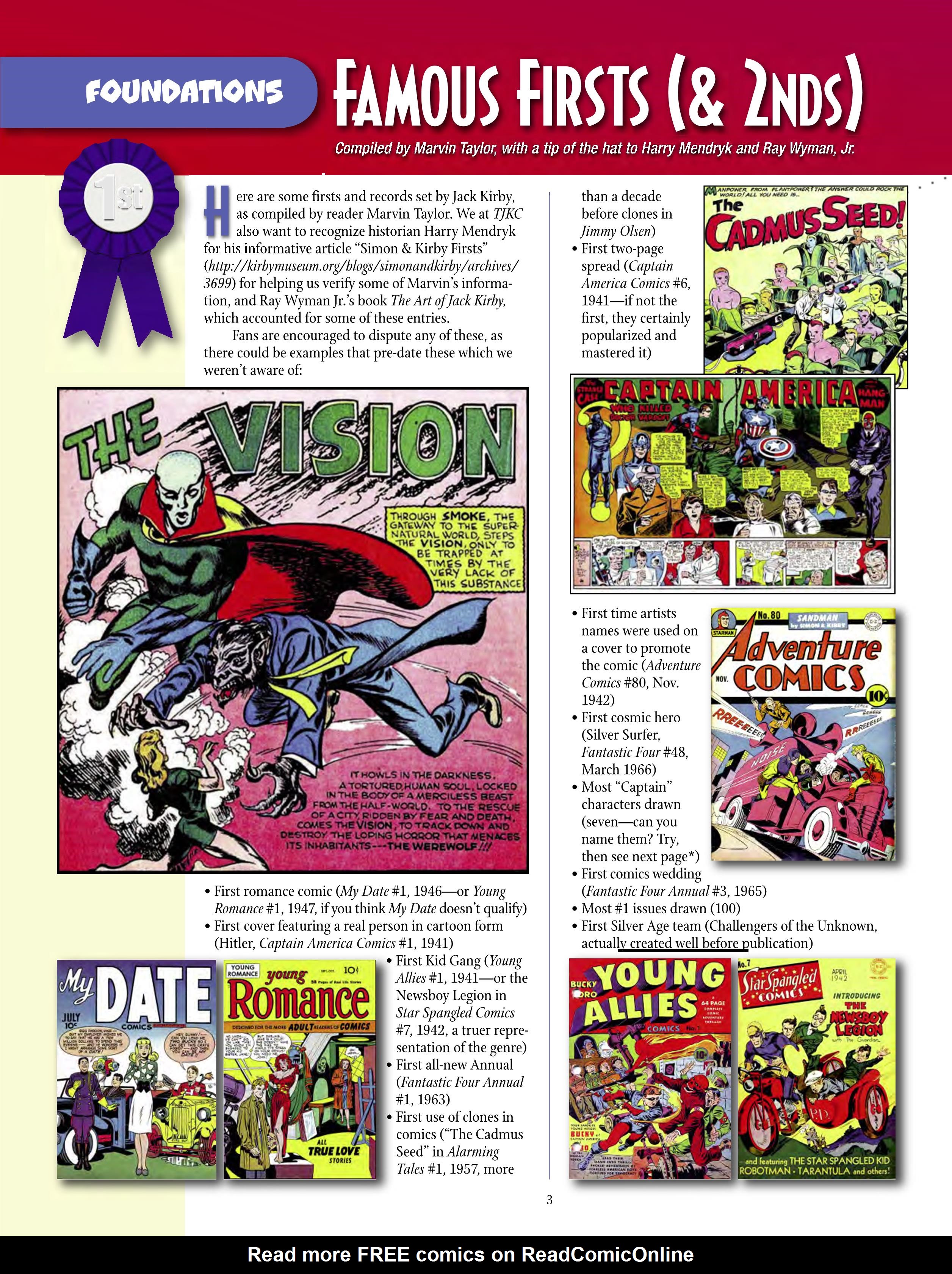 Read online The Jack Kirby Collector comic -  Issue #70 - 5