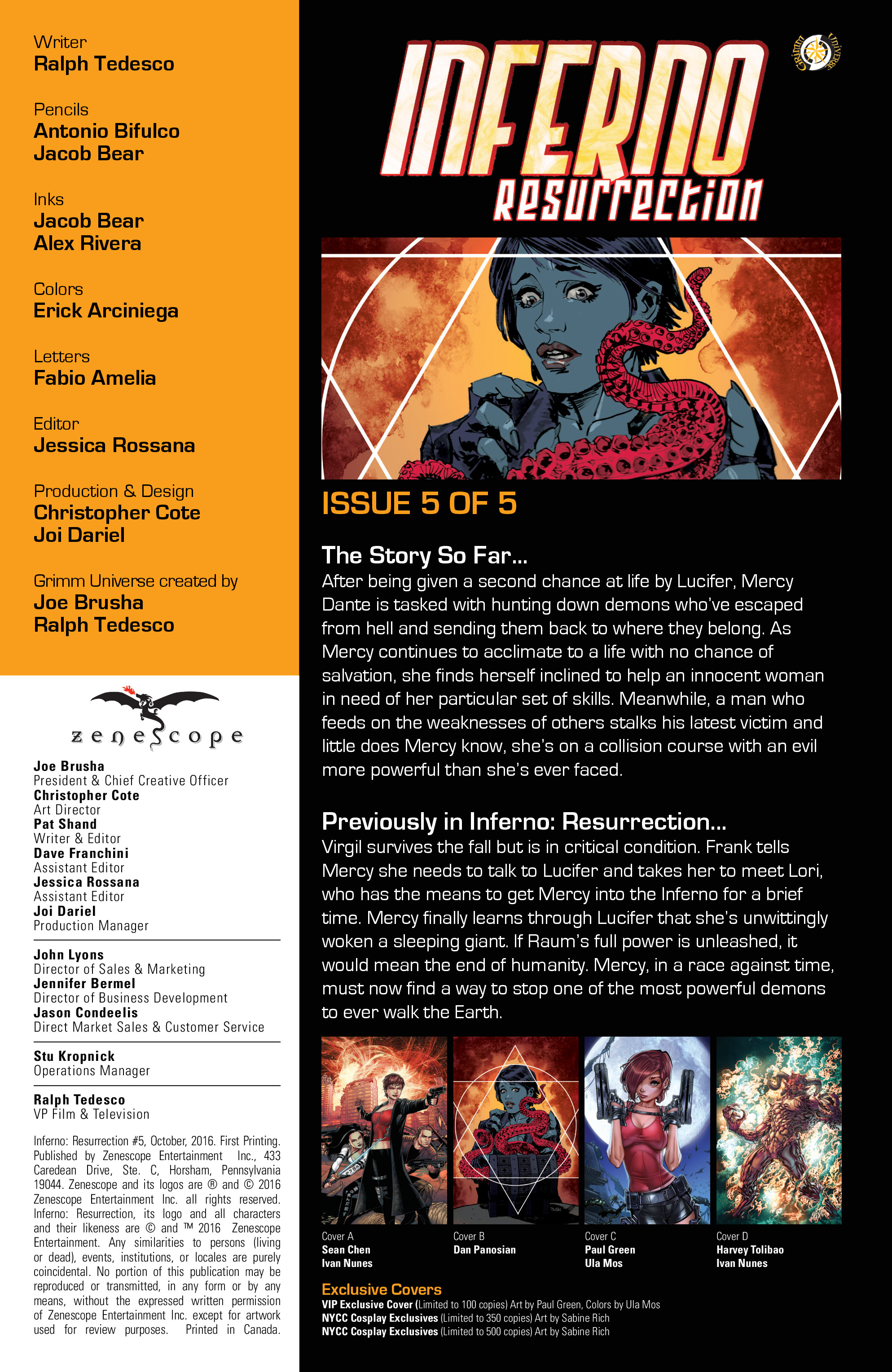 Read online Inferno: Resurrection comic -  Issue #5 - 2
