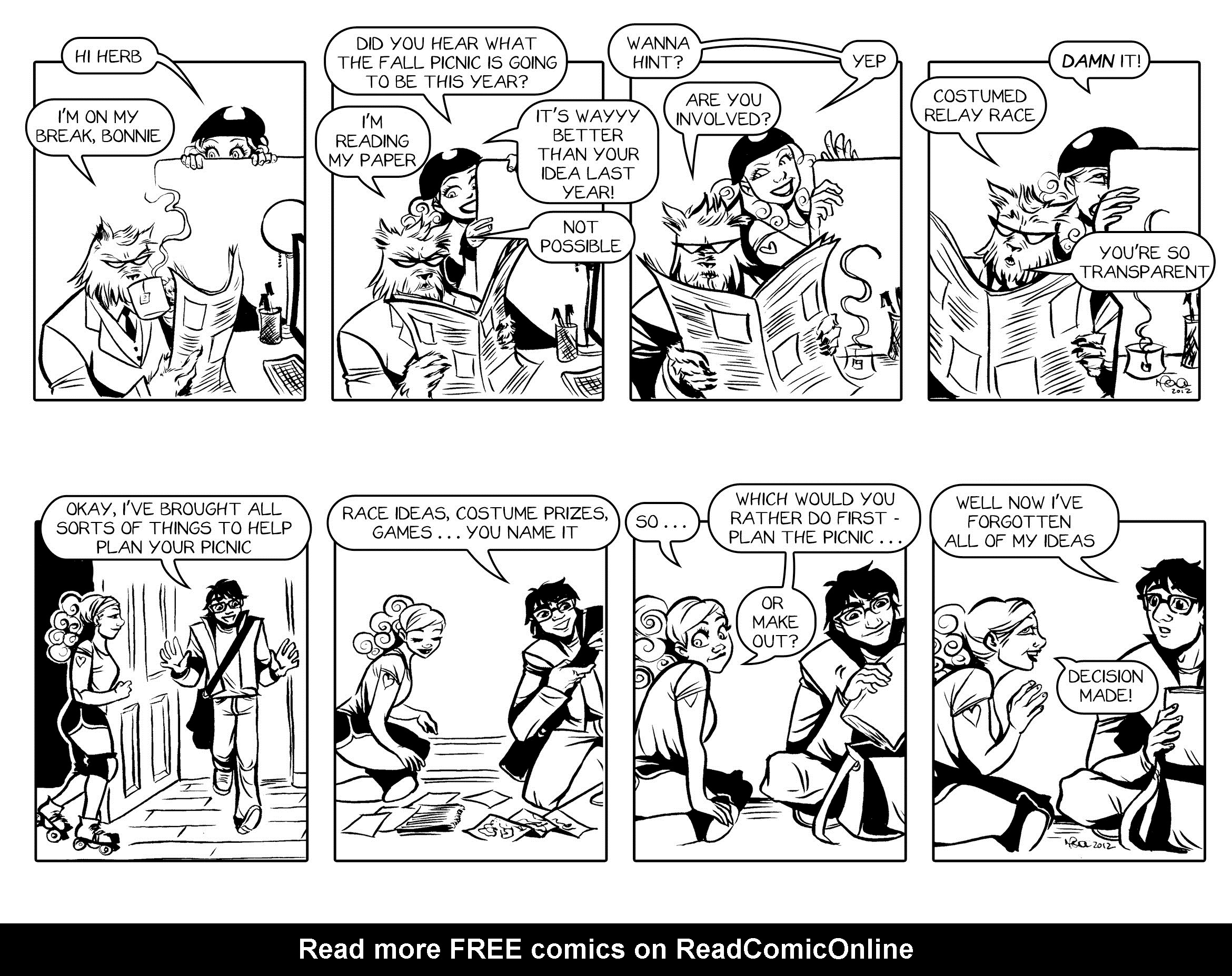 Read online Bonnie N. Collide, Nine to Five comic -  Issue #3 - 4