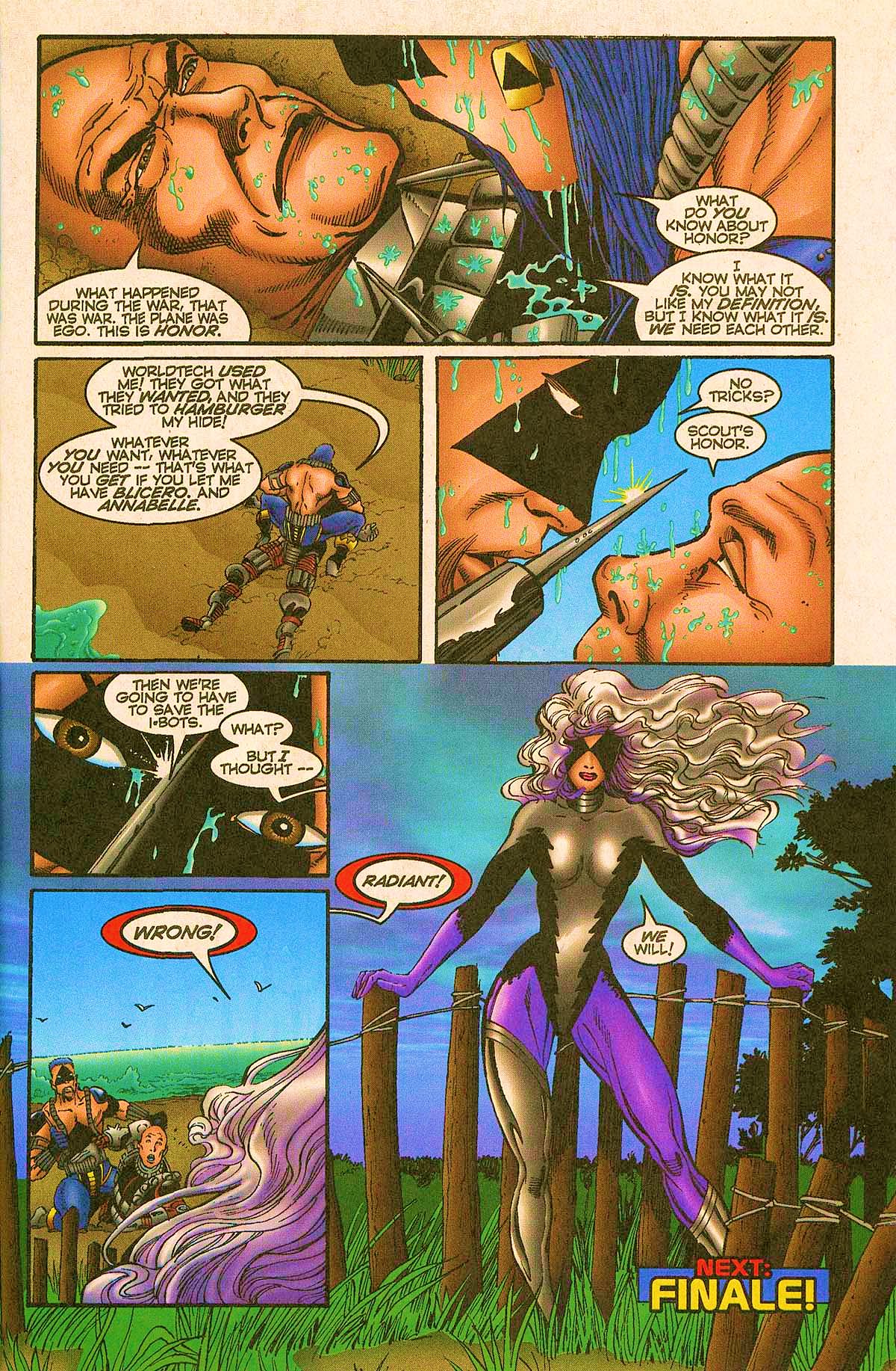 Read online Isaac Asimov's I-Bots comic -  Issue #5 - 28