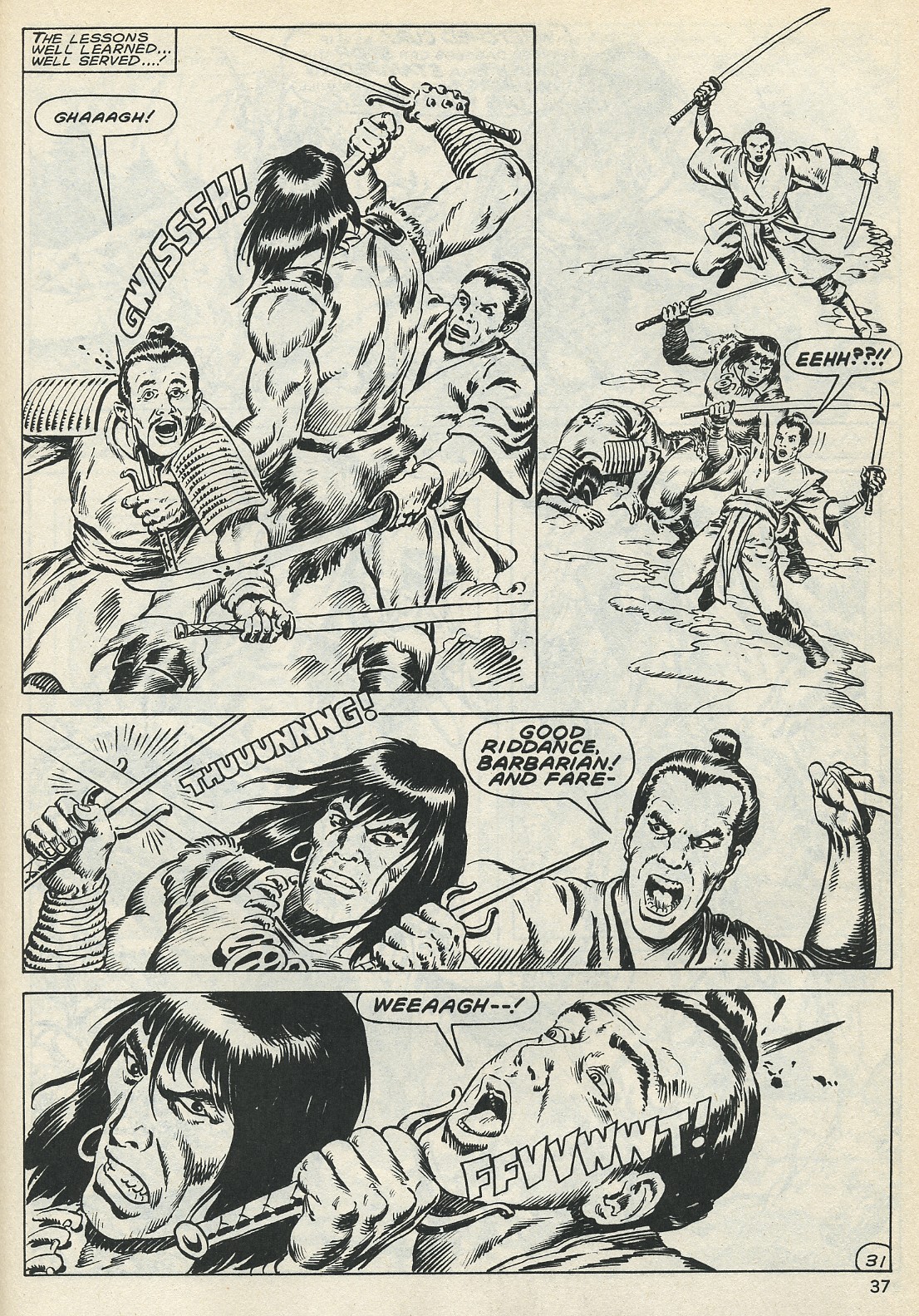 Read online The Savage Sword Of Conan comic -  Issue #132 - 37