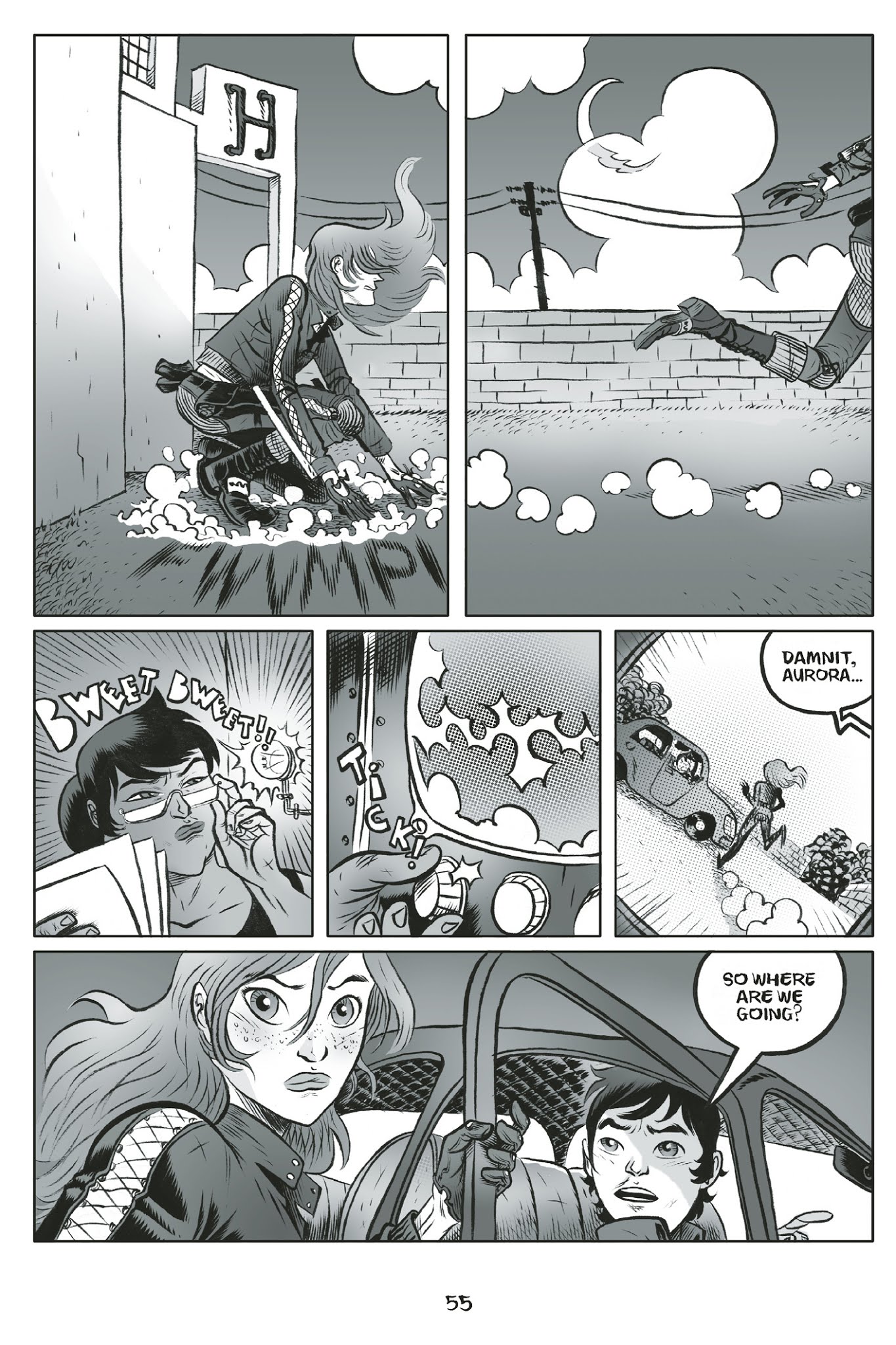 Read online Aurora West comic -  Issue # TPB 2 (Part 1) - 57