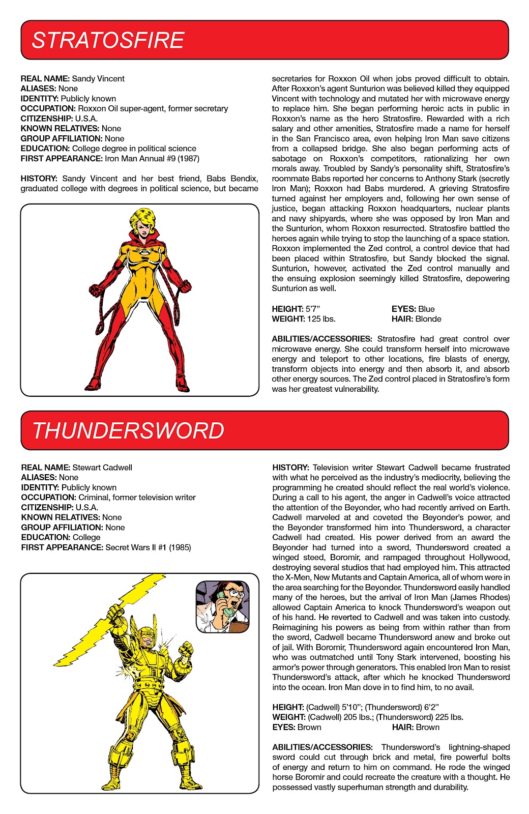 Marvel Legacy:  The 1980's Handbook issue Full - Page 66