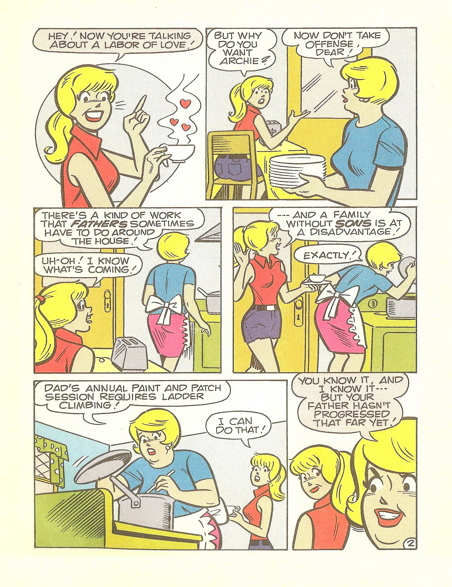 Read online Betty's Digest comic -  Issue #2 - 76