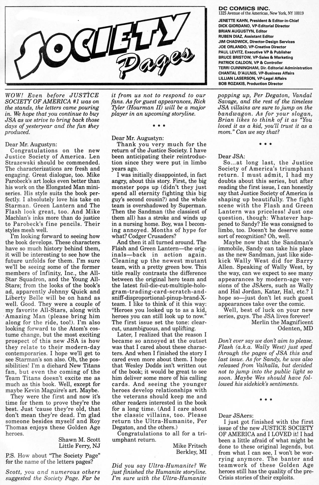 Read online Justice Society of America (1992) comic -  Issue #5 - 33