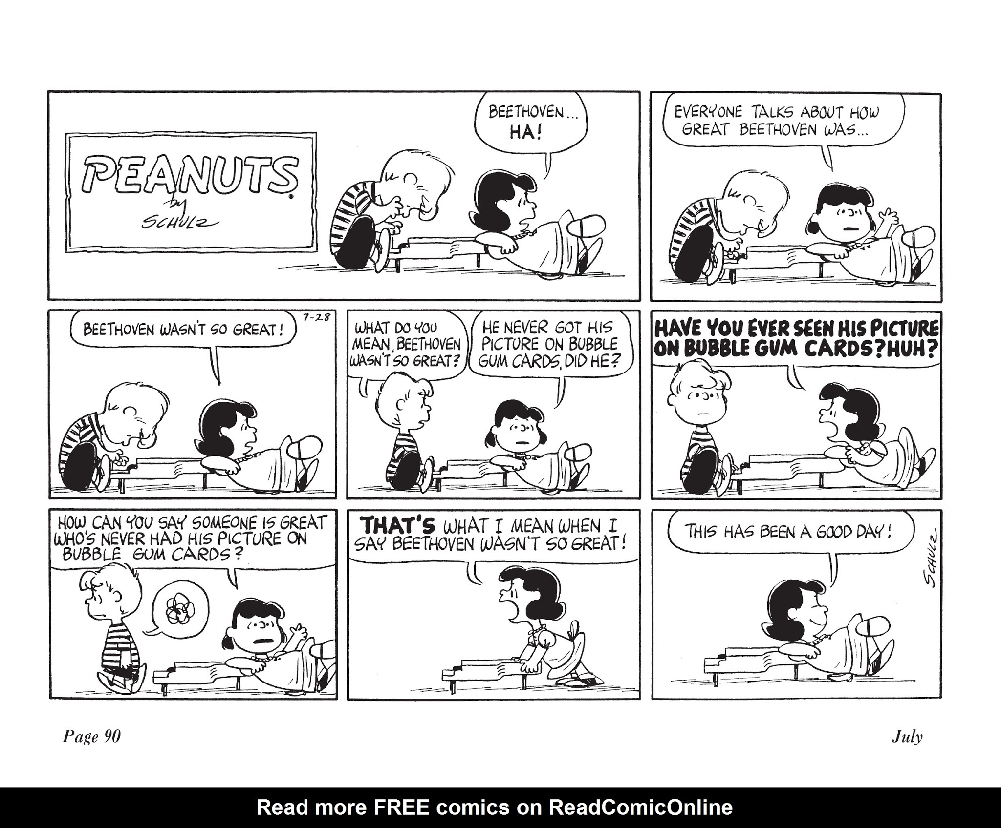 Read online The Complete Peanuts comic -  Issue # TPB 7 - 101