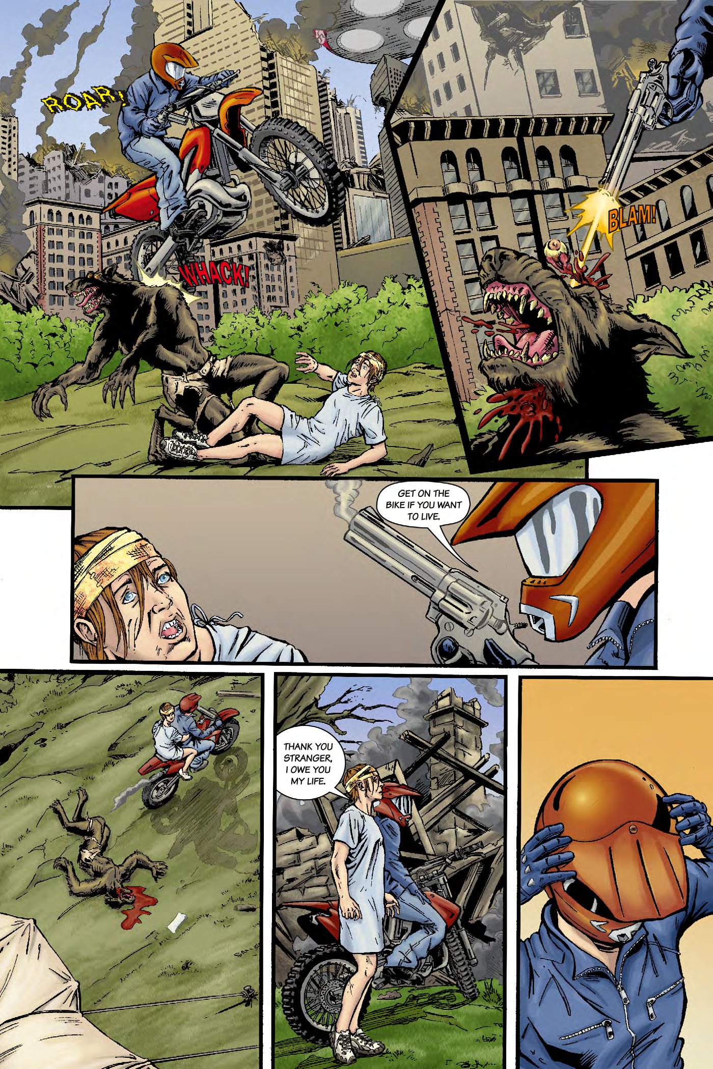 Read online Nazi Werewolves from Outer Space comic -  Issue #3 - 24