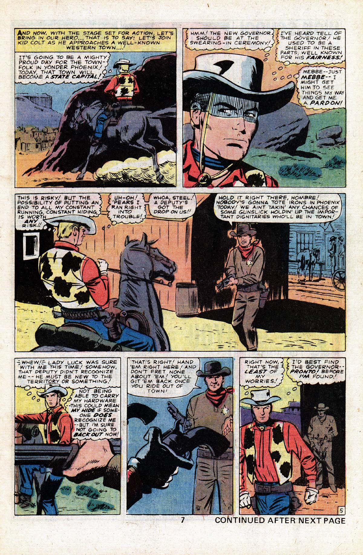 Read online Kid Colt Outlaw comic -  Issue #219 - 9