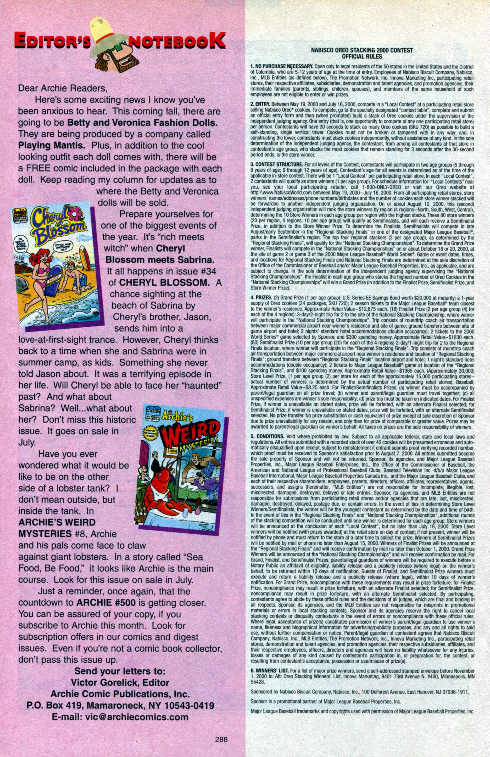 Read online Archie's Vacation Special comic -  Issue #8 - 25