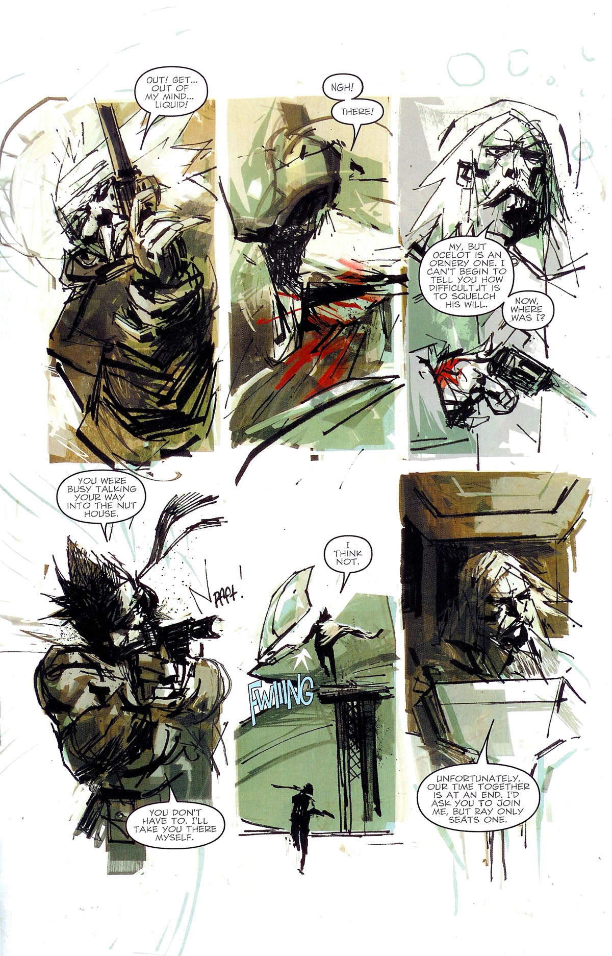 Read online Metal Gear Solid: Sons of Liberty comic -  Issue #6 - 20