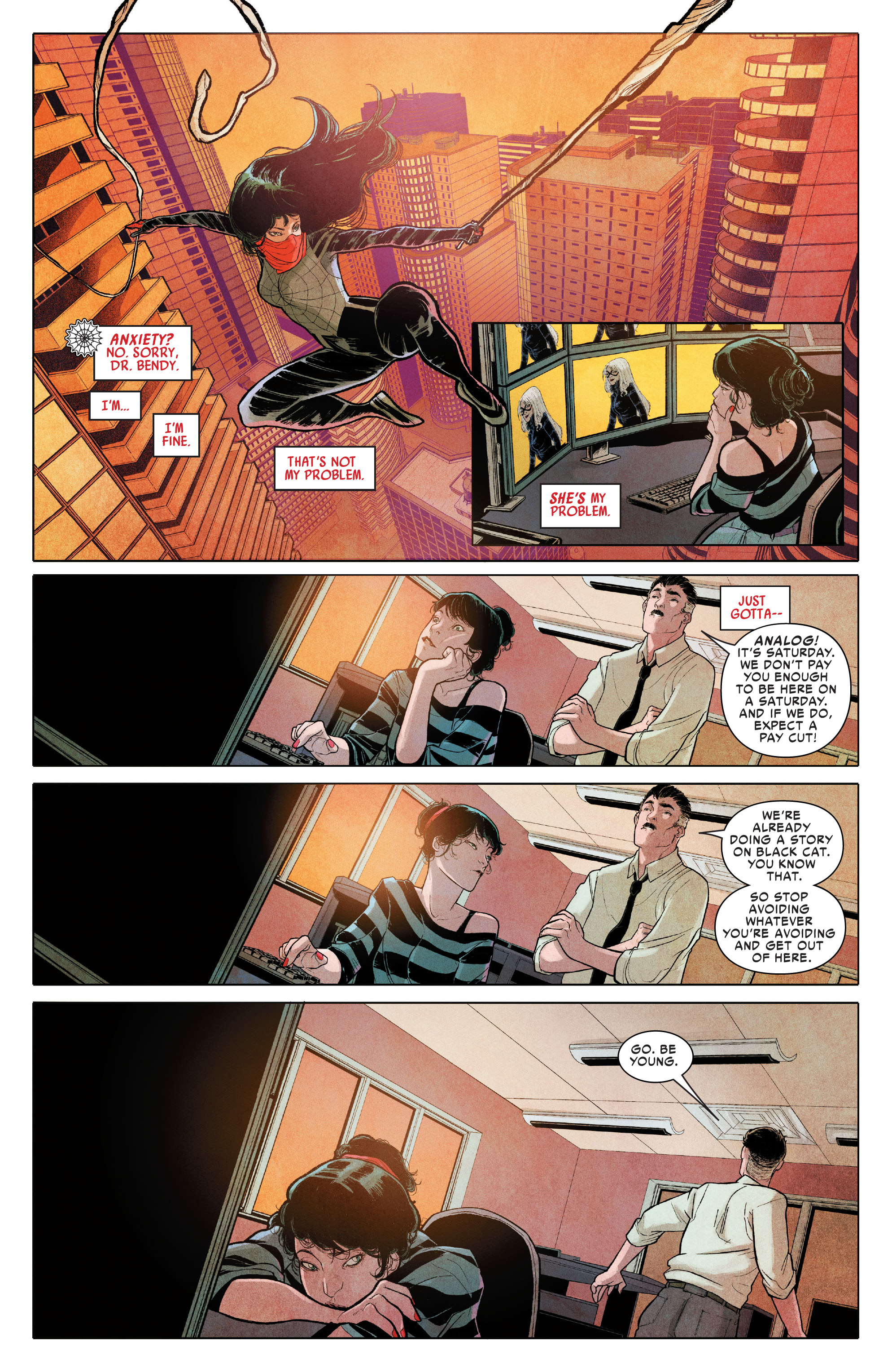 Read online Silk: Out of the Spider-Verse comic -  Issue # TPB 1 (Part 2) - 38