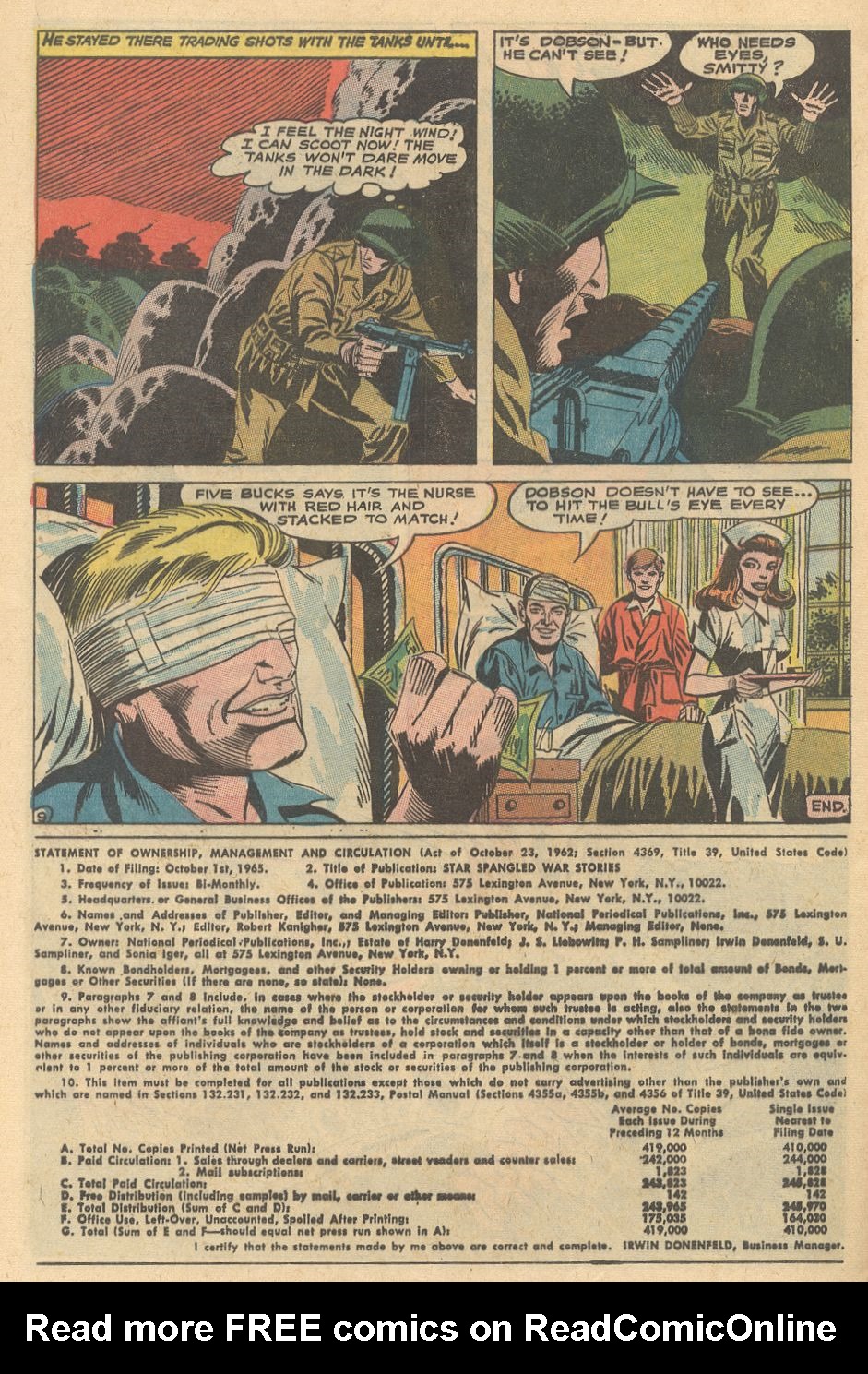 Read online Star Spangled War Stories (1952) comic -  Issue #128 - 32