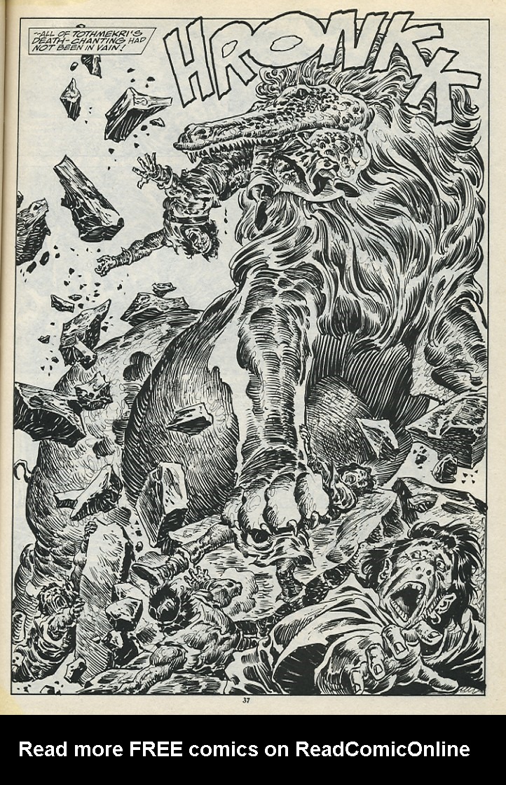 Read online The Savage Sword Of Conan comic -  Issue #196 - 39