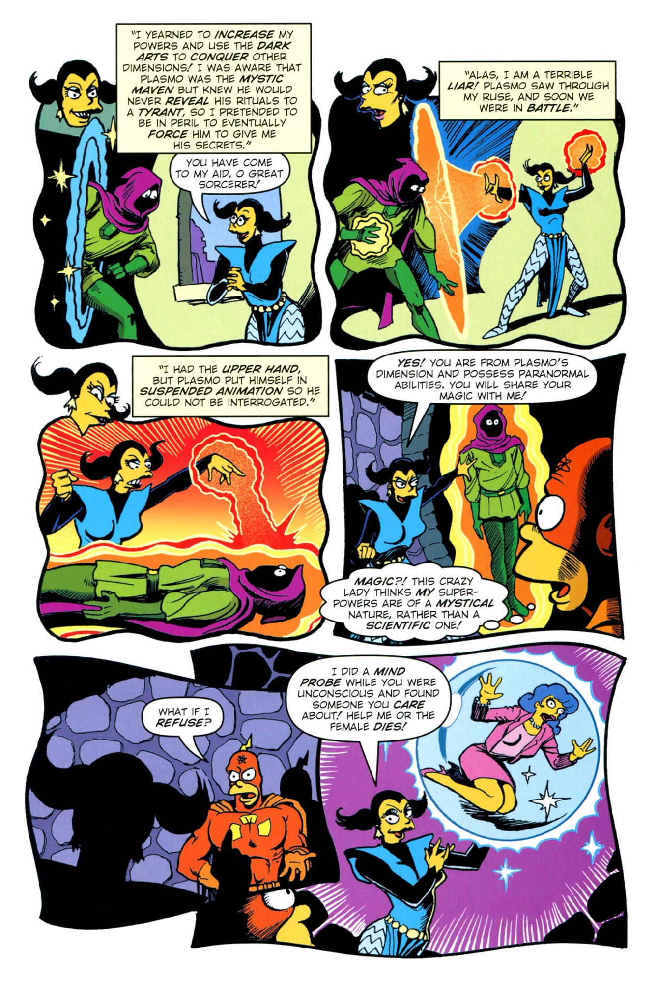 Read online Bongo Comics Presents Simpsons Super Spectacular comic -  Issue #15 - 23