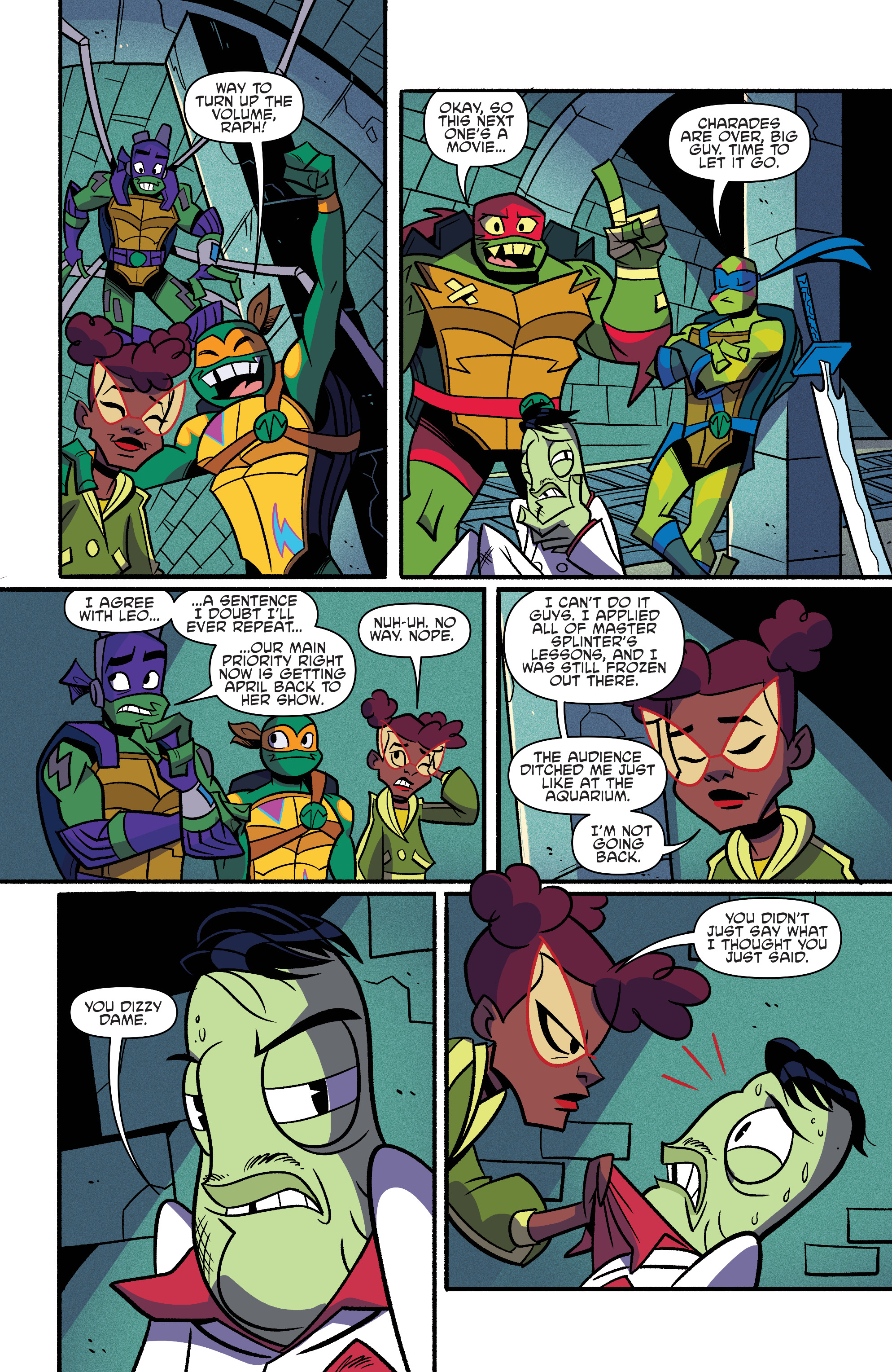 Read online Rise of the Teenage Mutant Ninja Turtles: Sound Off! comic -  Issue #3 - 19