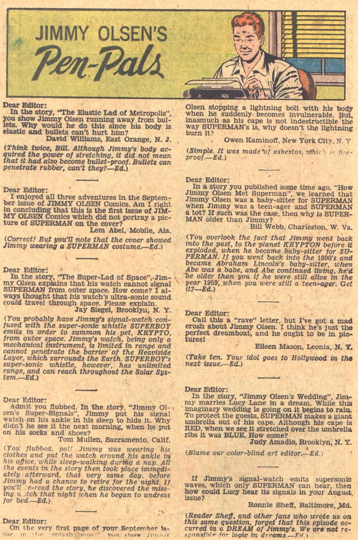 Read online Superman's Pal Jimmy Olsen comic -  Issue #41 - 22