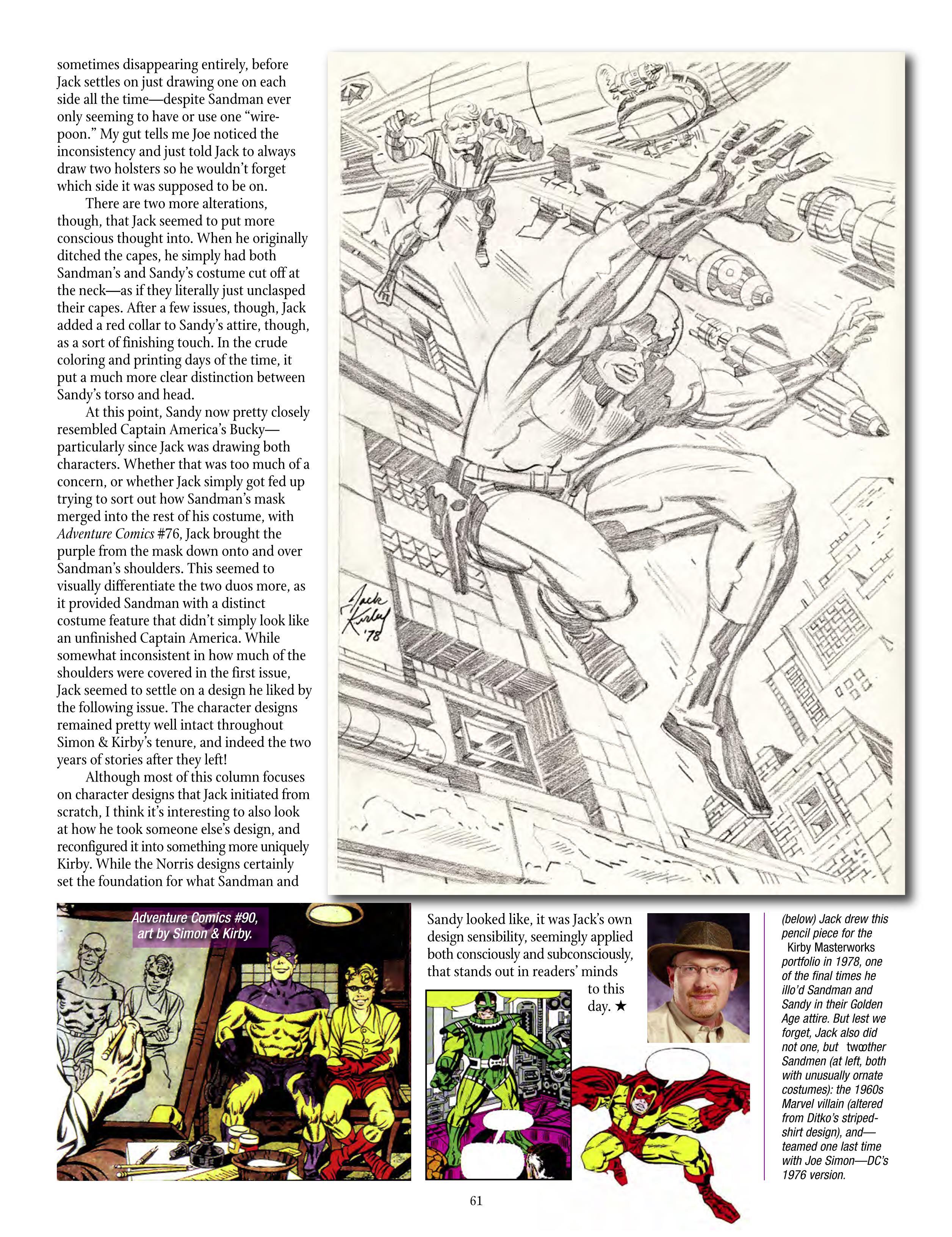 Read online The Jack Kirby Collector comic -  Issue #69 - 63