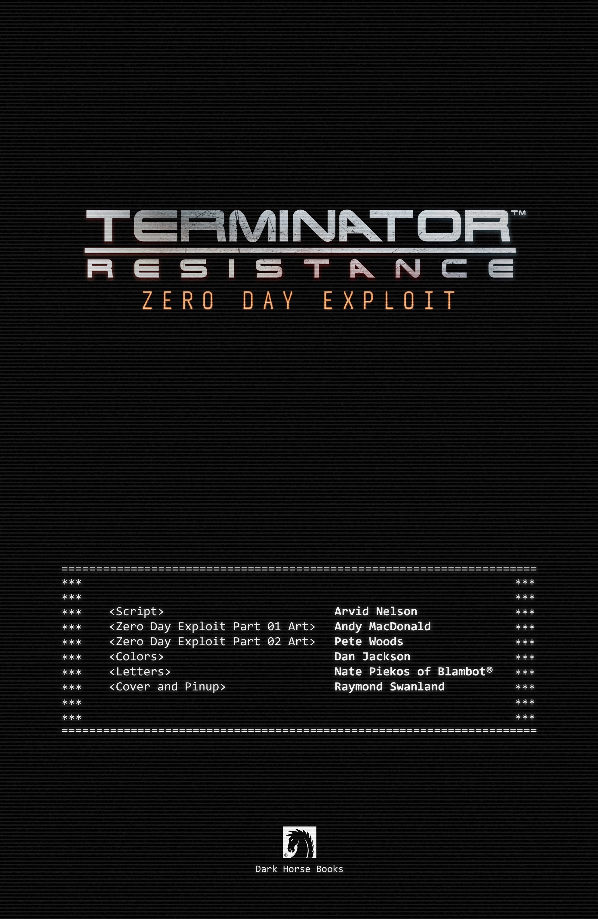 Read online Terminator: Resistance – Zero Day Exploit comic -  Issue # Full - 5