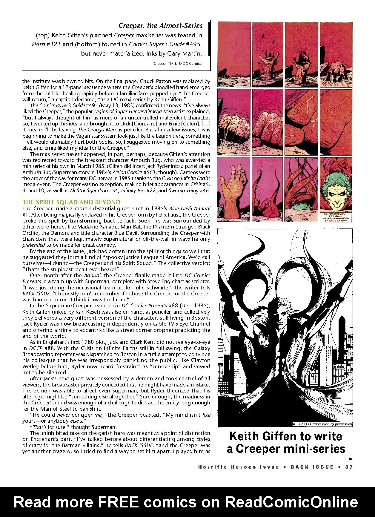 Read online Back Issue comic -  Issue #124 - 39