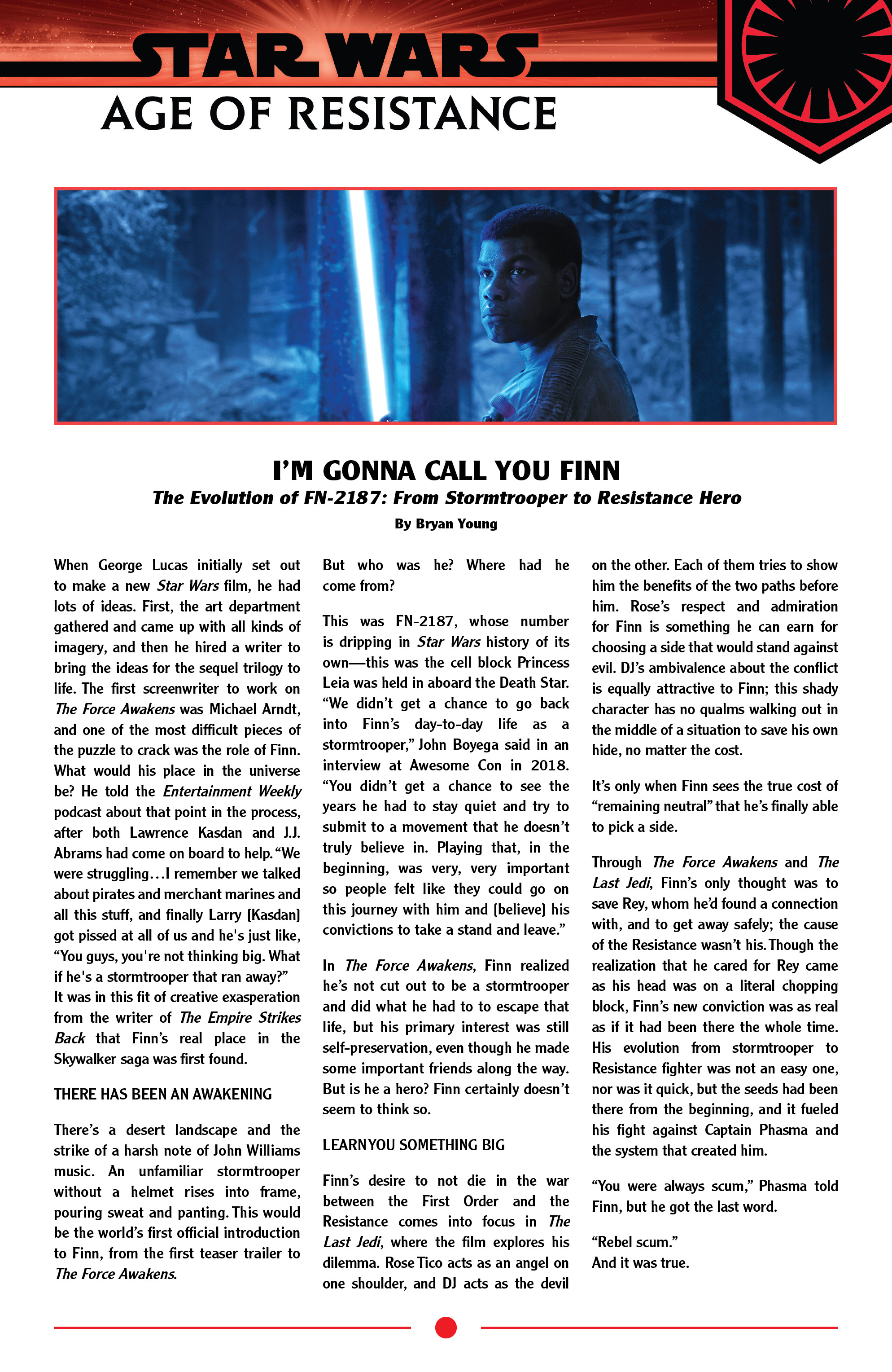Read online Star Wars: Age Of Rebellion comic -  Issue # Finn - 25