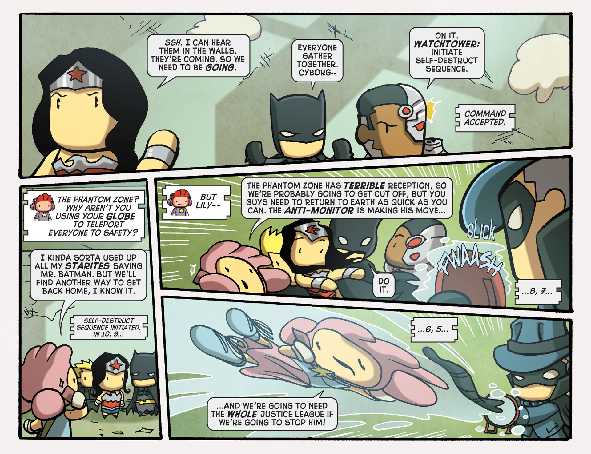 Read online Scribblenauts Unmasked: A Crisis of Imagination comic -  Issue #9 - 16