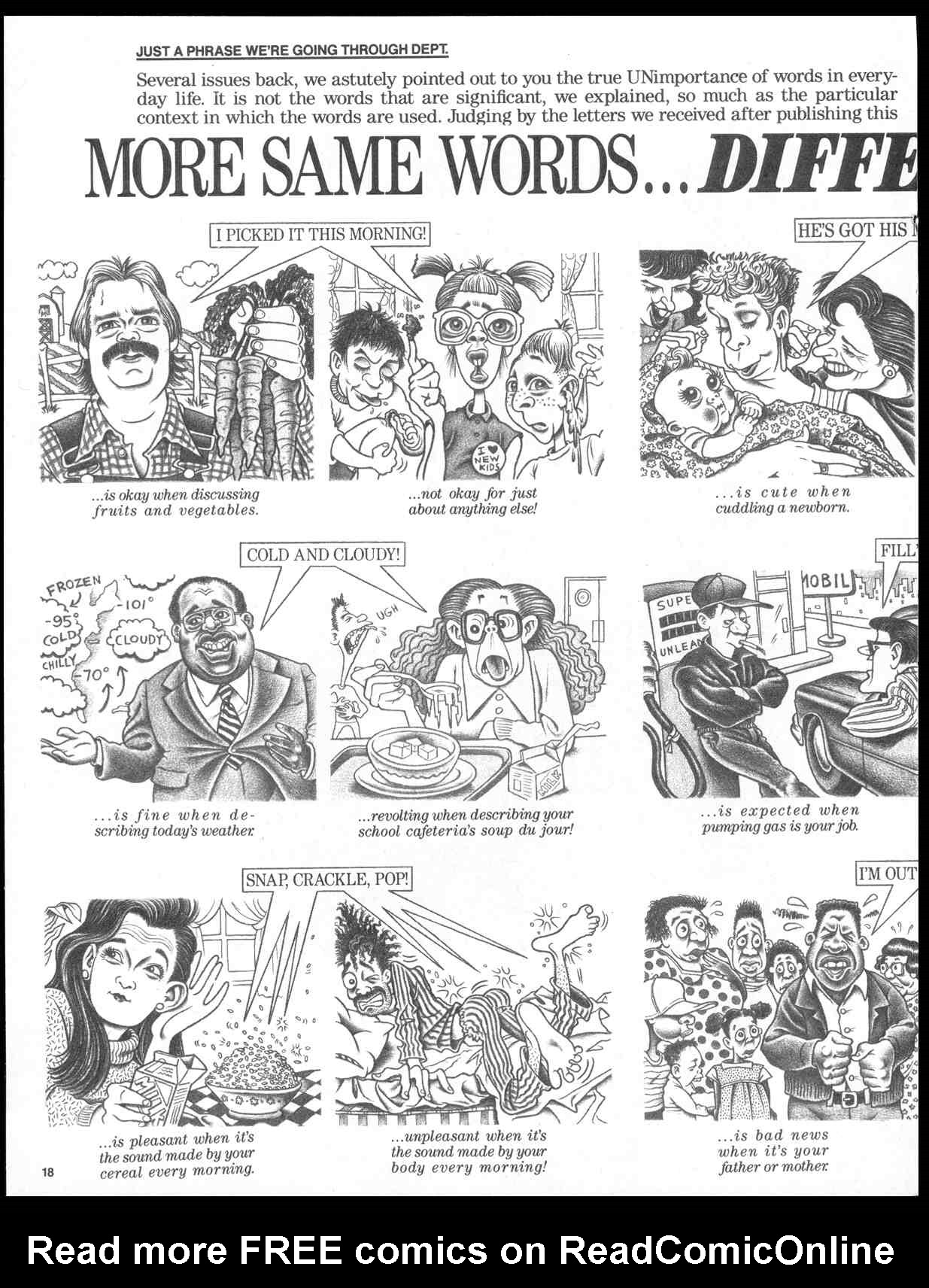 Read online MAD comic -  Issue #304 - 20