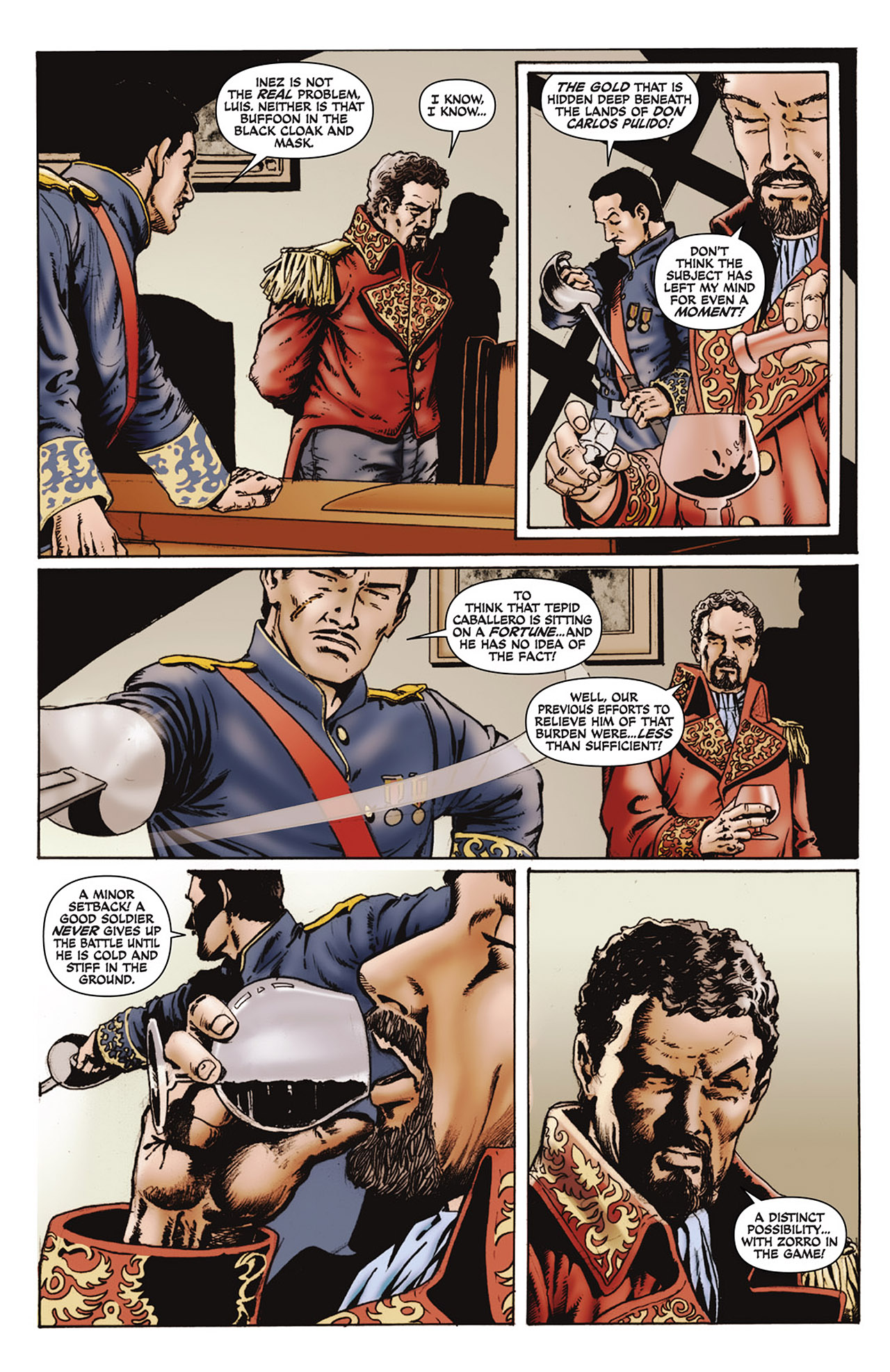 Read online Zorro Rides Again comic -  Issue #1 - 11