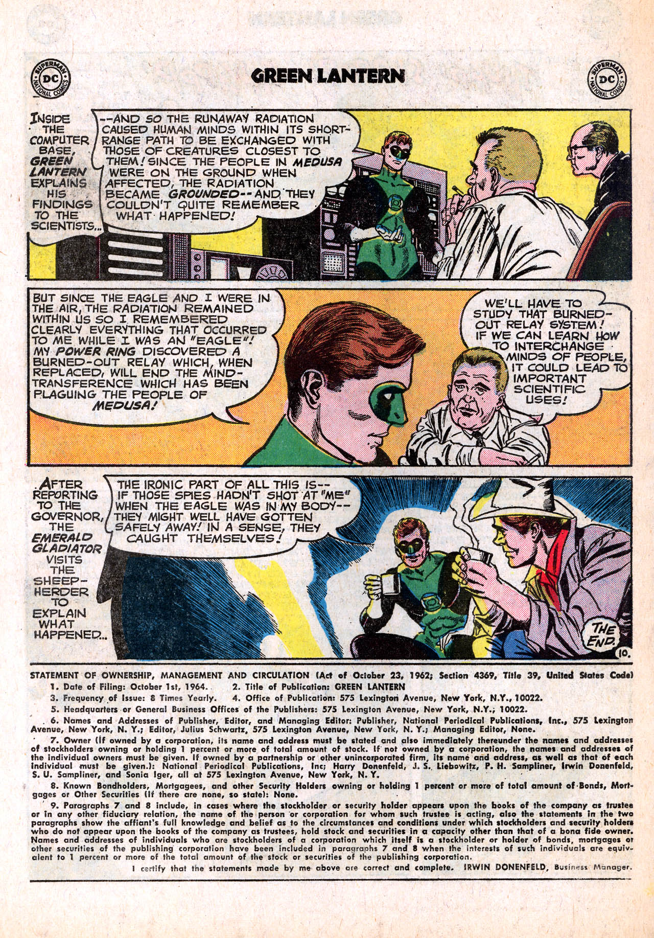 Read online Green Lantern (1960) comic -  Issue #35 - 34