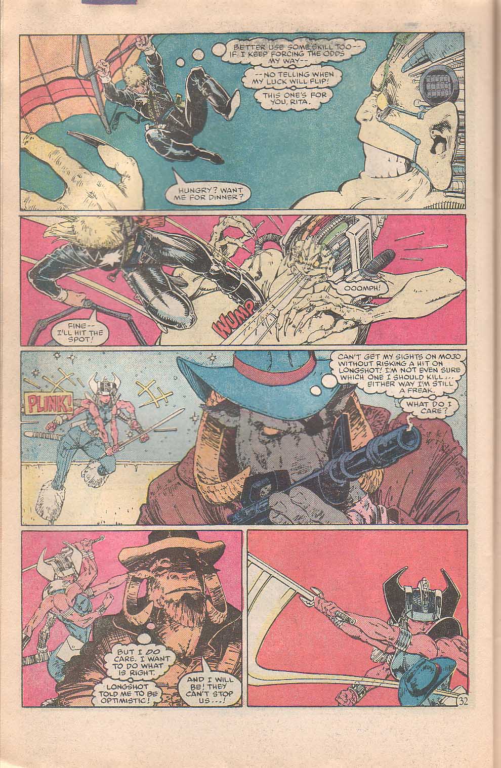 Read online Longshot (1985) comic -  Issue #6 - 33