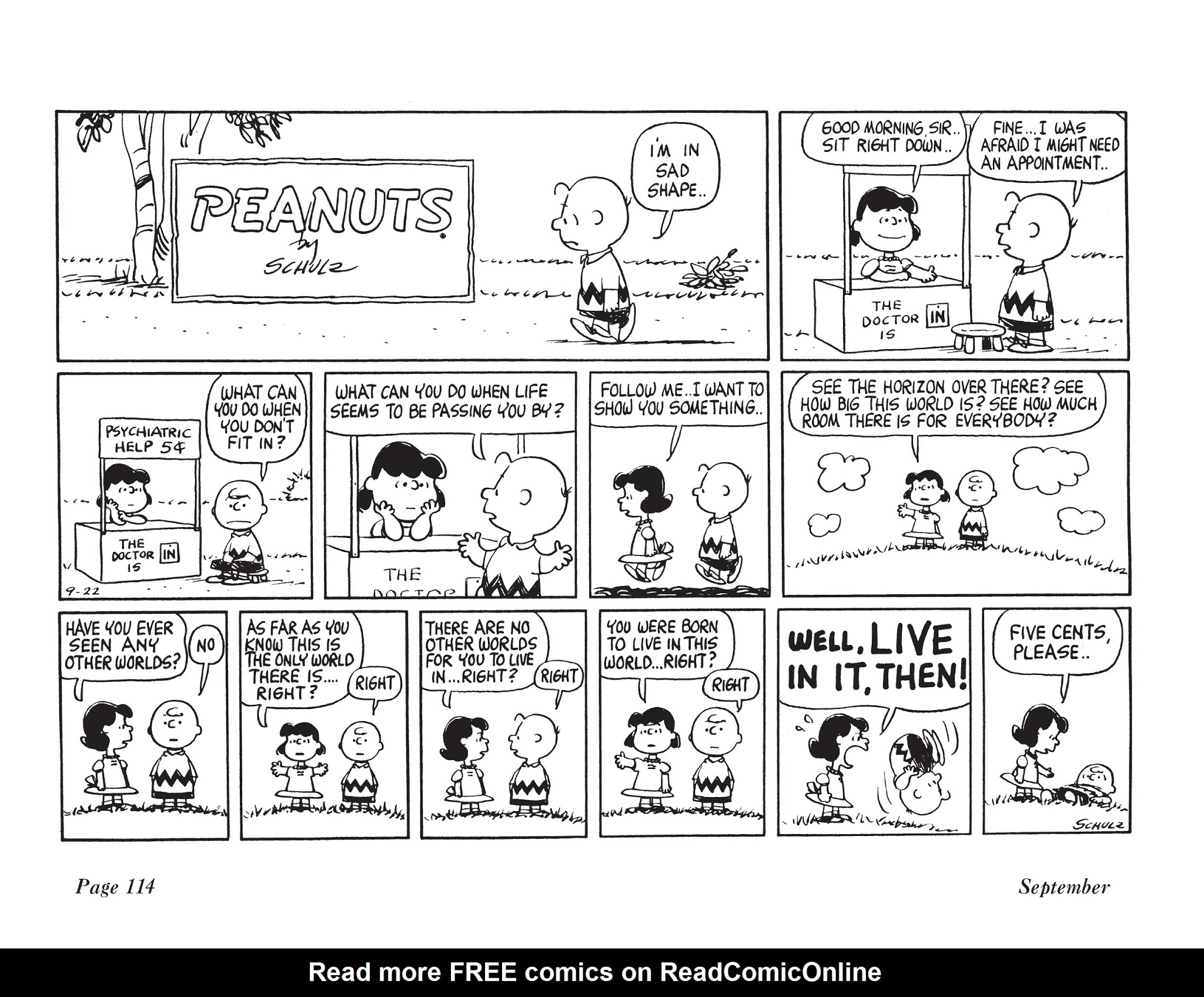Read online The Complete Peanuts comic -  Issue # TPB 7 - 125