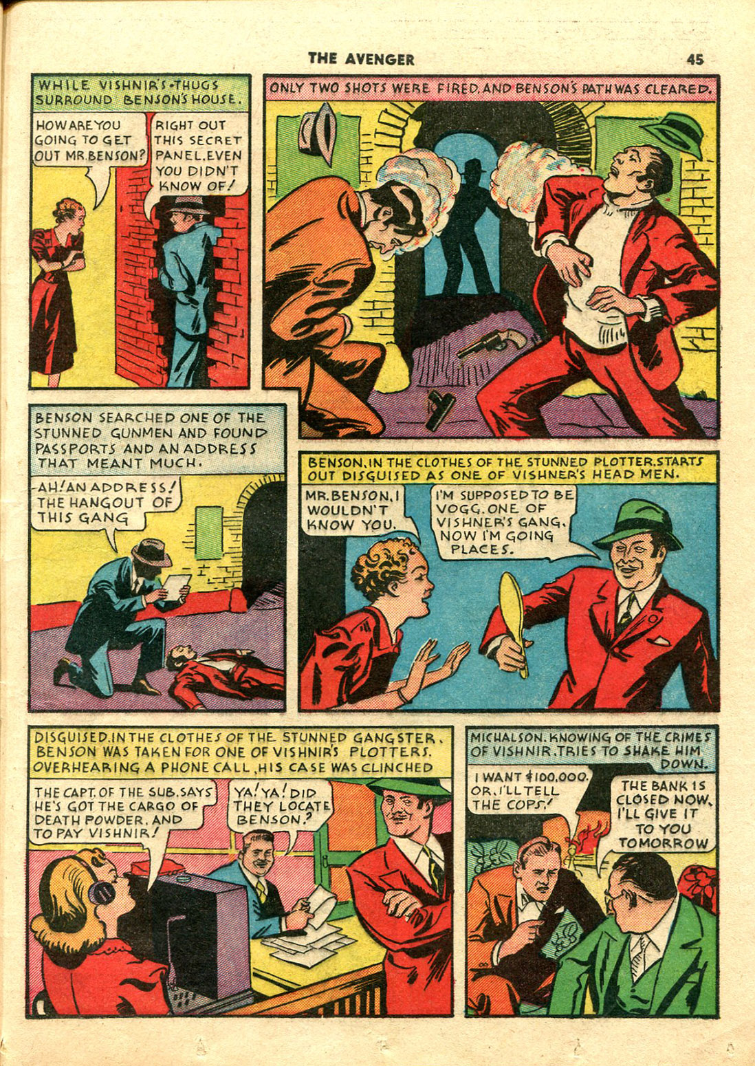 Read online Shadow Comics comic -  Issue #5 - 47