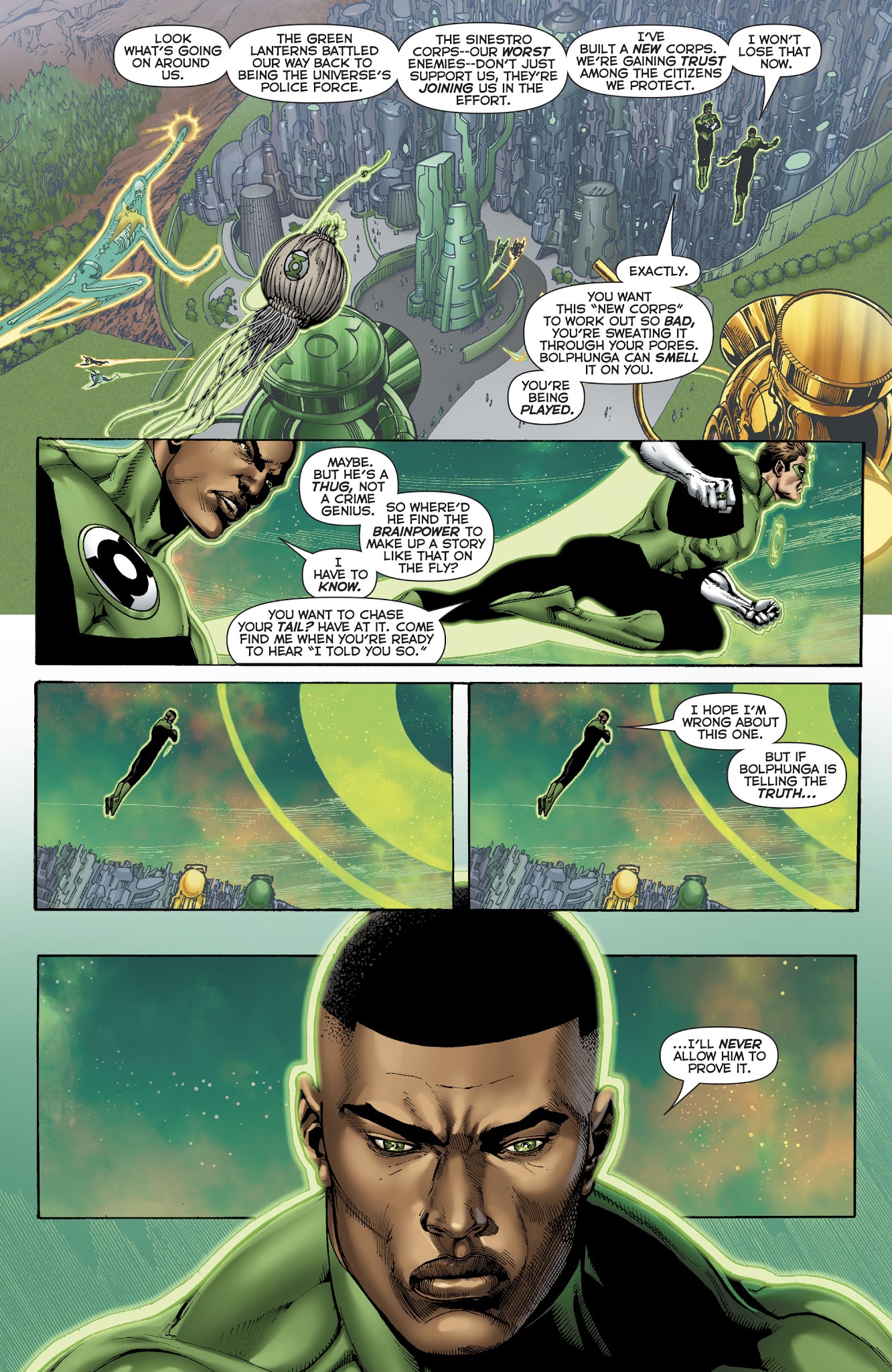 Read online Hal Jordan And The Green Lantern Corps comic -  Issue #23 - 6