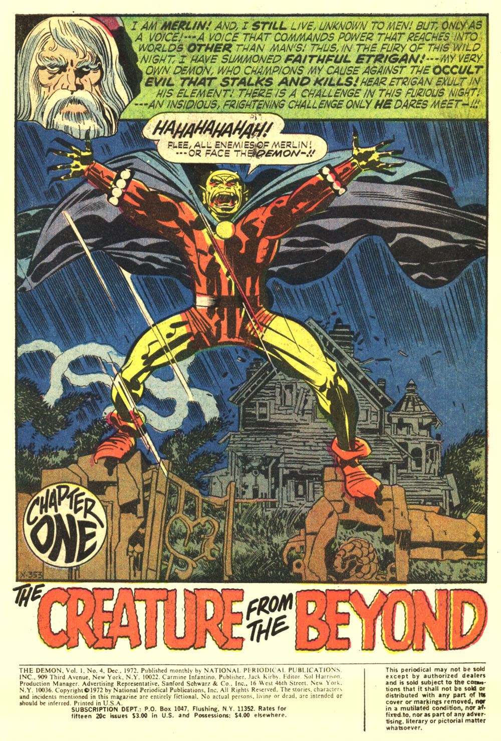 Read online The Demon (1972) comic -  Issue #4 - 2