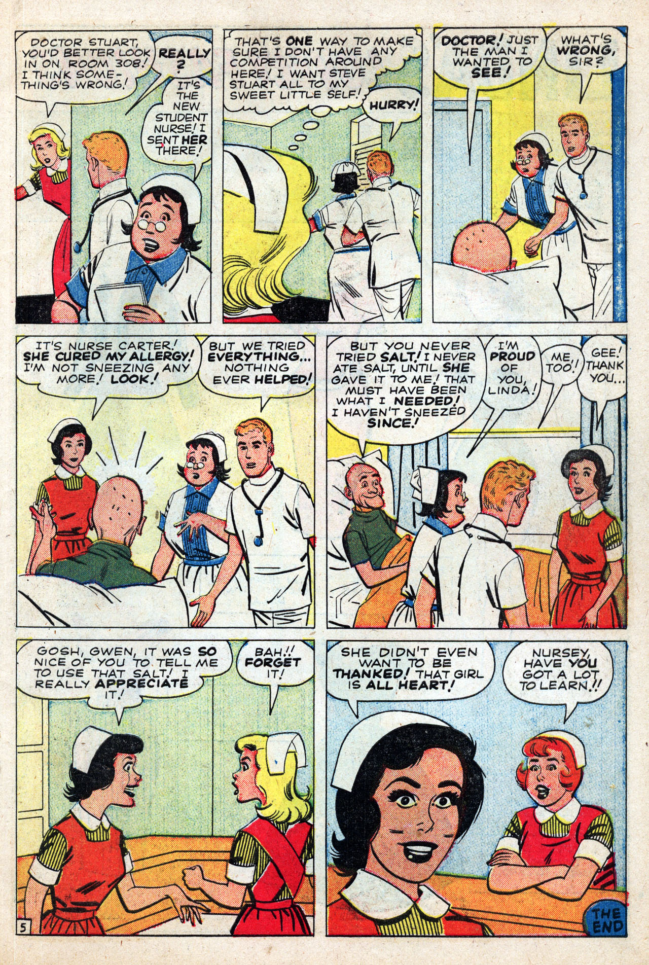 Read online Linda Carter, Student Nurse comic -  Issue #1 - 7